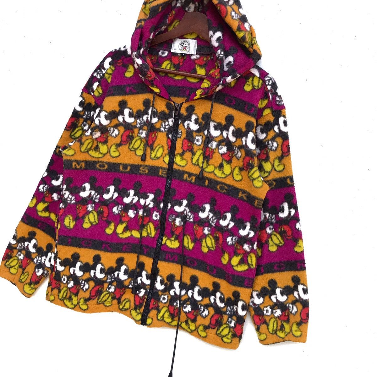 Cartoon Network Vintage Mickey Mouse Full Print Fleece Hoodie Sweatshirt Size US S / EU 44-46 / 1 - 3 Thumbnail