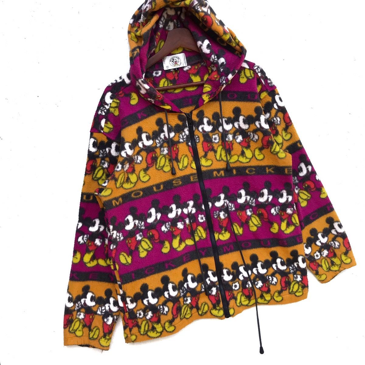 Cartoon Network Vintage Mickey Mouse Full Print Fleece Hoodie Sweatshirt Size US S / EU 44-46 / 1 - 2 Thumbnail