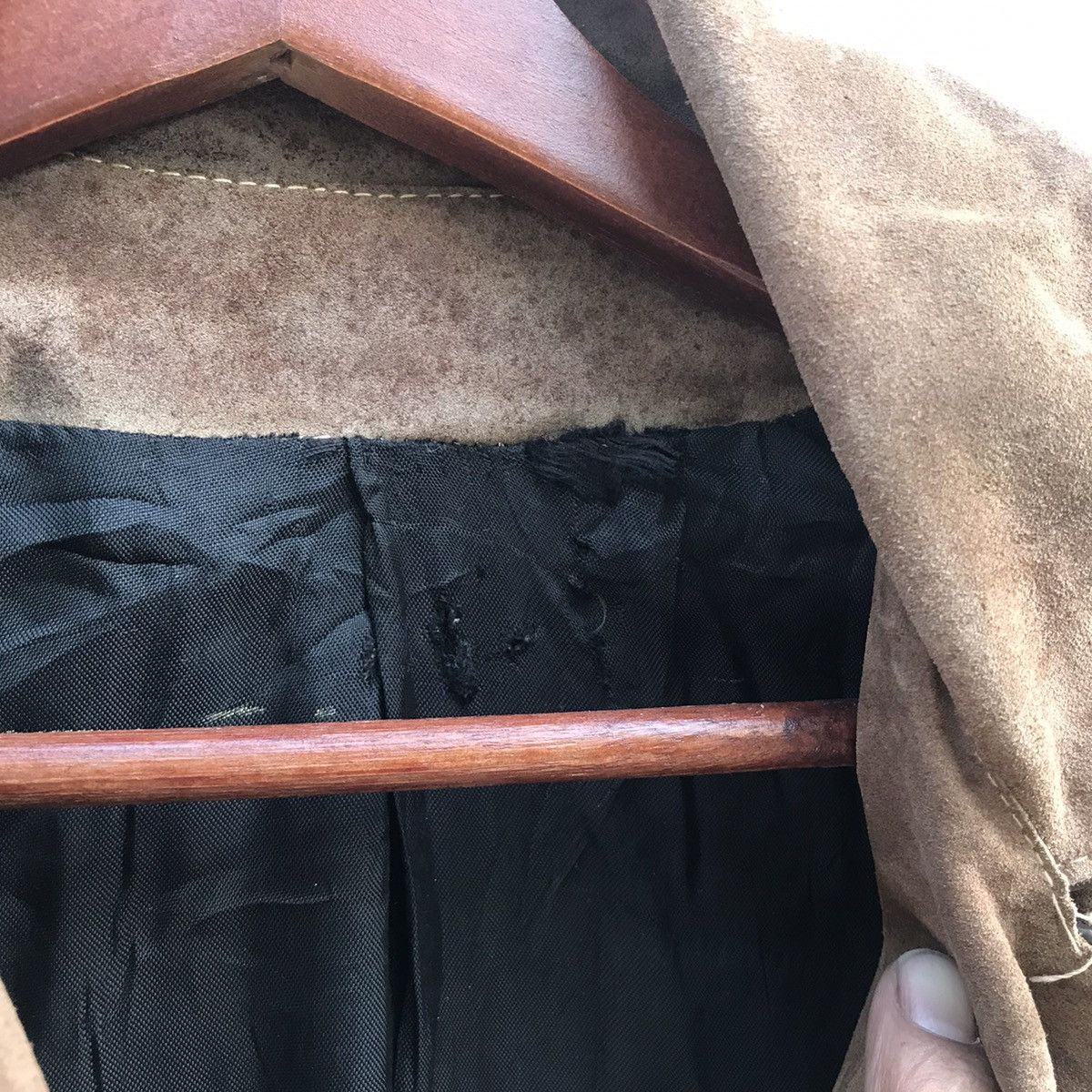 Leather Vintage Leather Trench Jacket Size US M / EU 48-50 / 2 - 7 Thumbnail