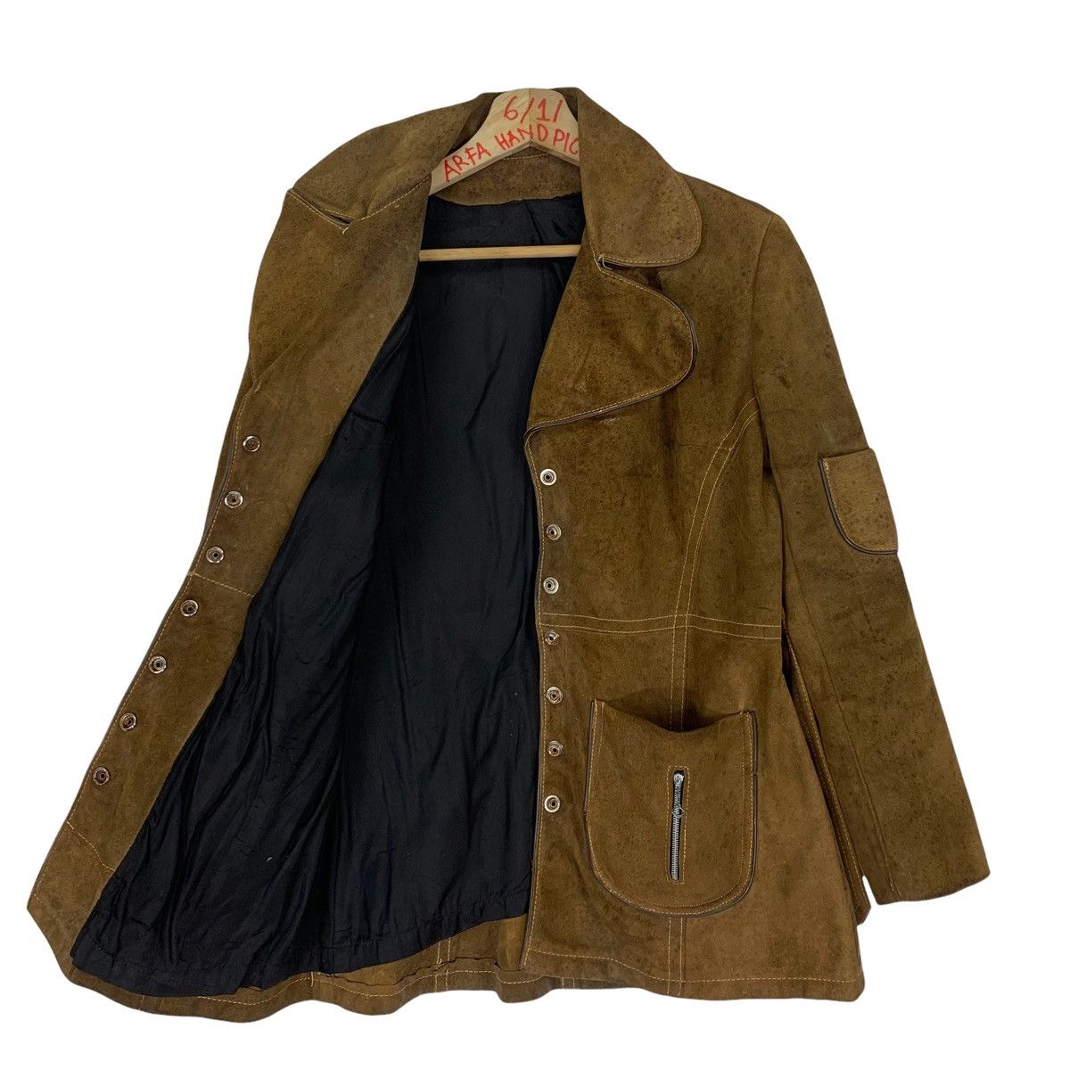 Leather Vintage Leather Trench Jacket Size US M / EU 48-50 / 2 - 5 Thumbnail