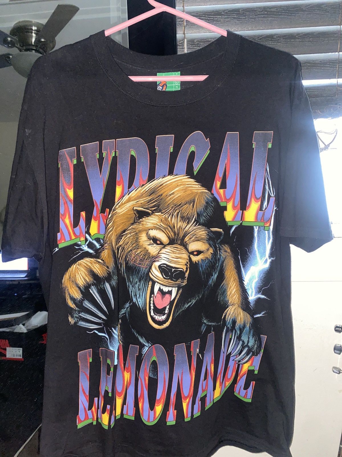 Men's Lyrical Lemonade Black Chicago Bears Monsters of the Midway T-Shirt