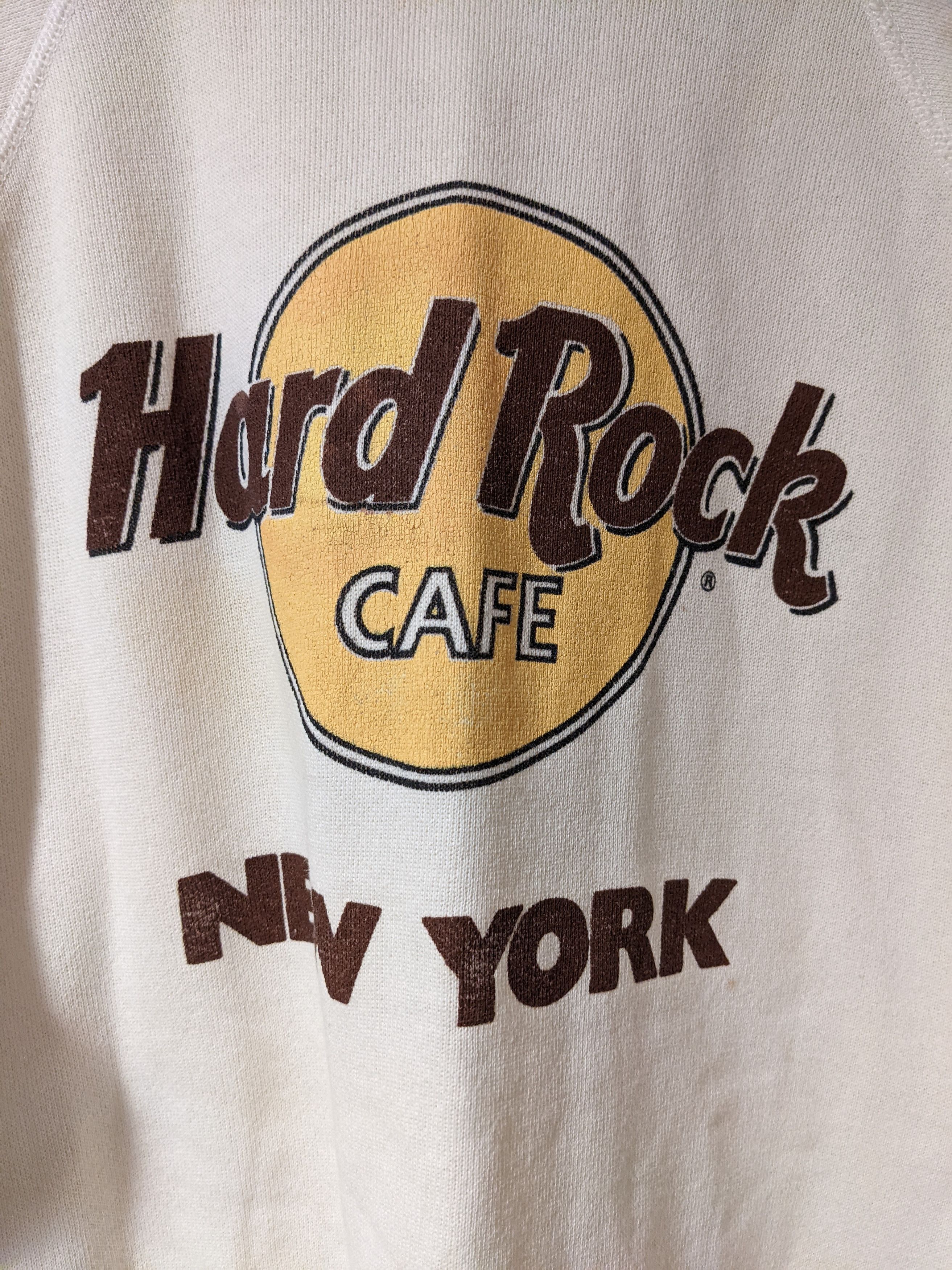 Hanes Vintage 90s Hard Rock Cafe Logo New York Hanes Crewneck Size US L / EU 52-54 / 3 - 2 Thumbnail