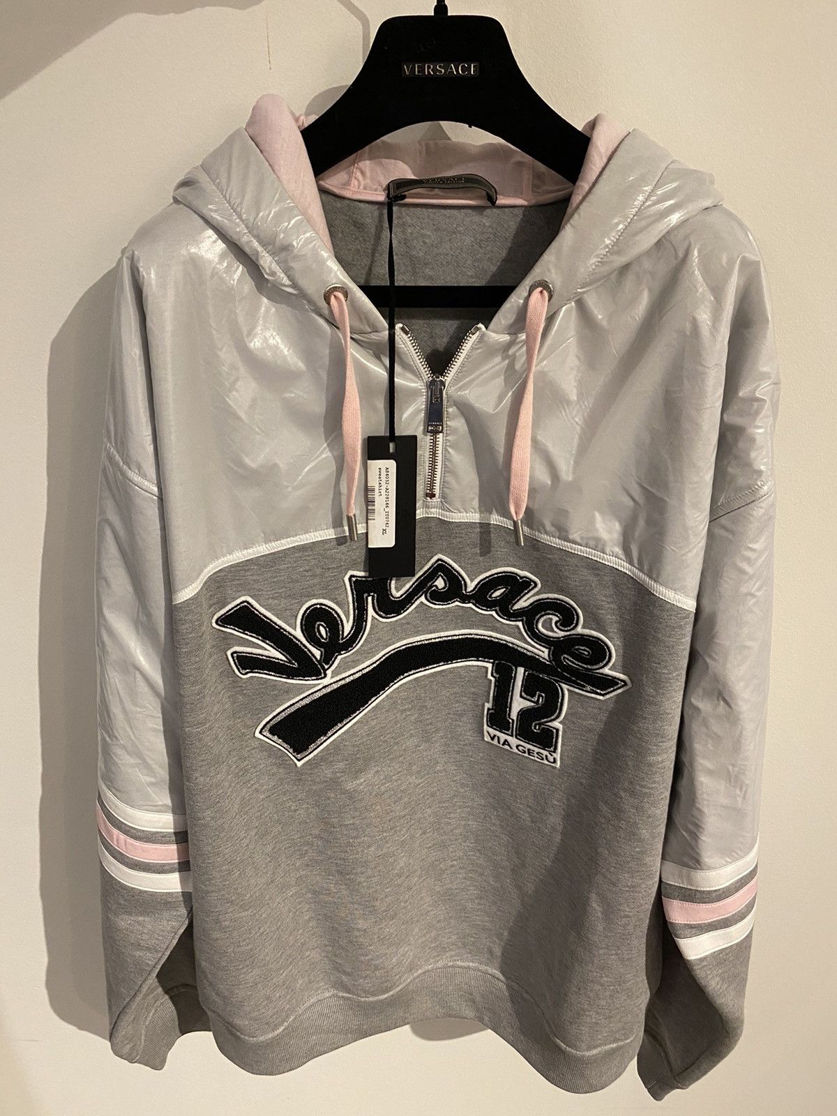 Versace $1,850 New Limited Edition Super Runway Versace Logo Hoodie Size US L / EU 52-54 / 3 - 6 Thumbnail