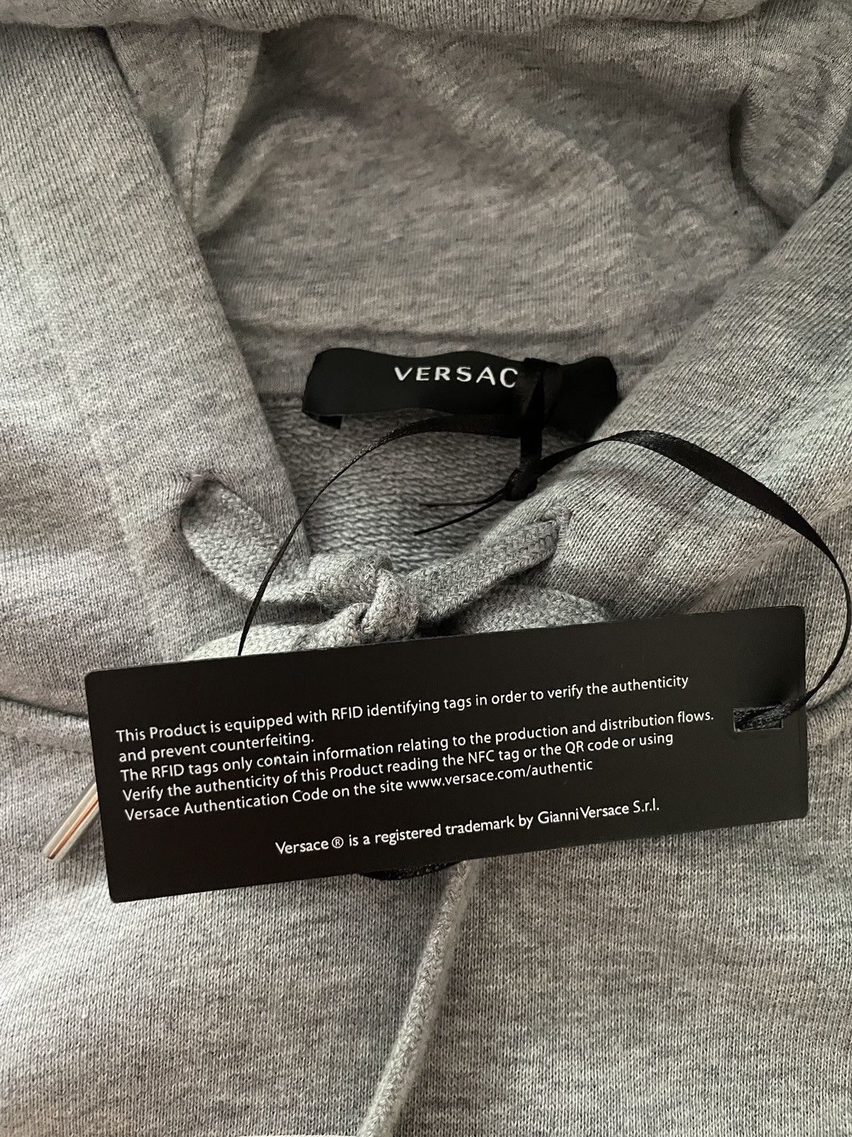 Versace $1K+ Brand NEW Runway Classic Medusa Versace Logo Hoodie Size US XL / EU 56 / 4 - 7 Thumbnail