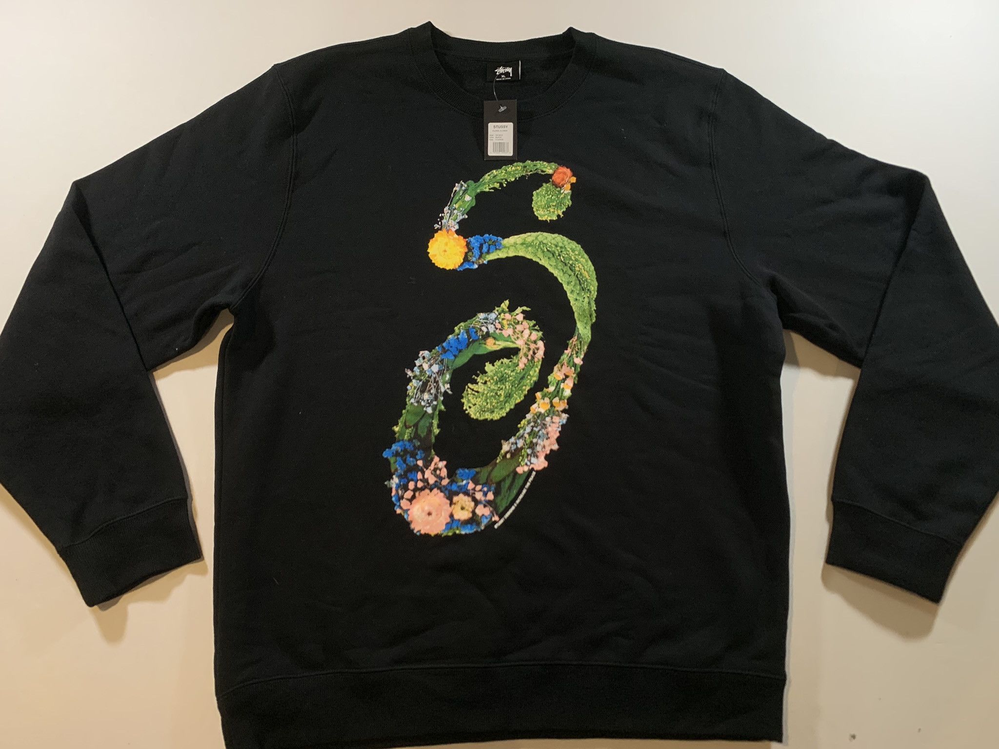 Stussy Stussy Floral S Crew (XL) | Grailed