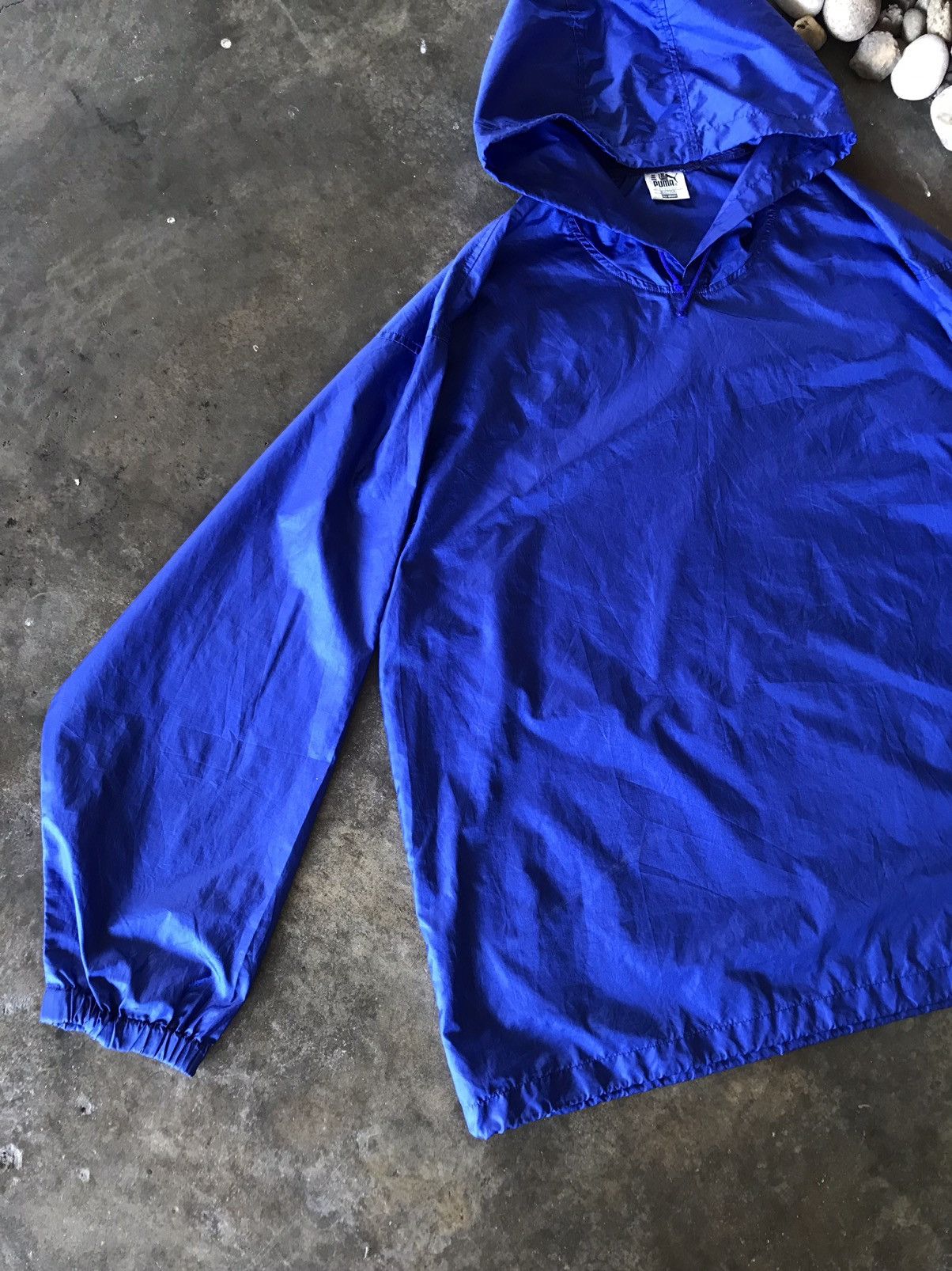 Puma × Vintage VINTAGE PUMA BLUE WINDBREAKER / RAINCOAT 💙 Size US XL / EU 56 / 4 - 14 Thumbnail