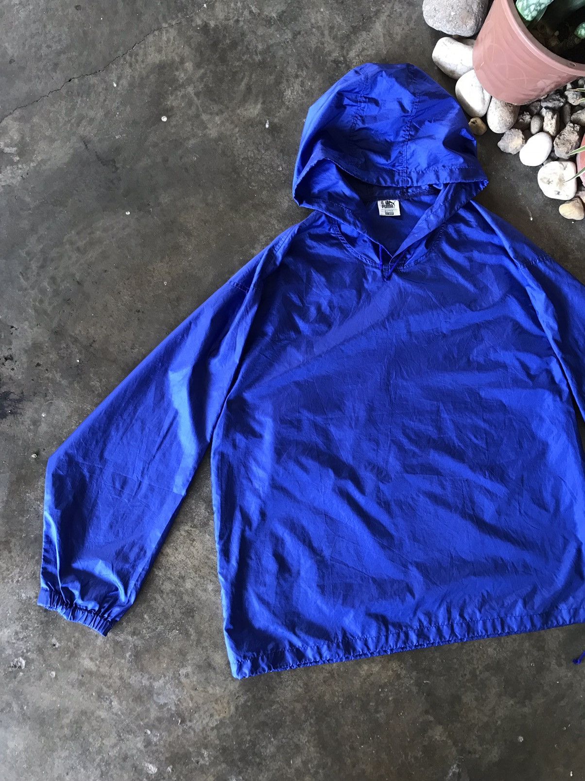 Puma × Vintage VINTAGE PUMA BLUE WINDBREAKER / RAINCOAT 💙 Size US XL / EU 56 / 4 - 10 Thumbnail