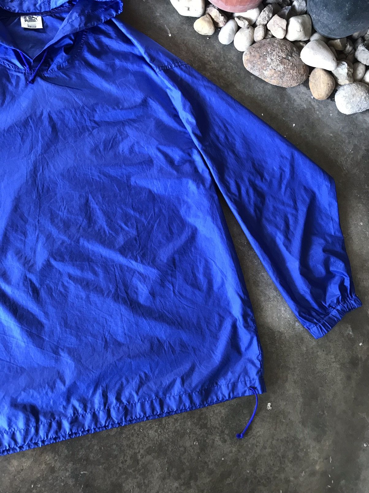 Puma × Vintage VINTAGE PUMA BLUE WINDBREAKER / RAINCOAT 💙 Size US XL / EU 56 / 4 - 13 Thumbnail