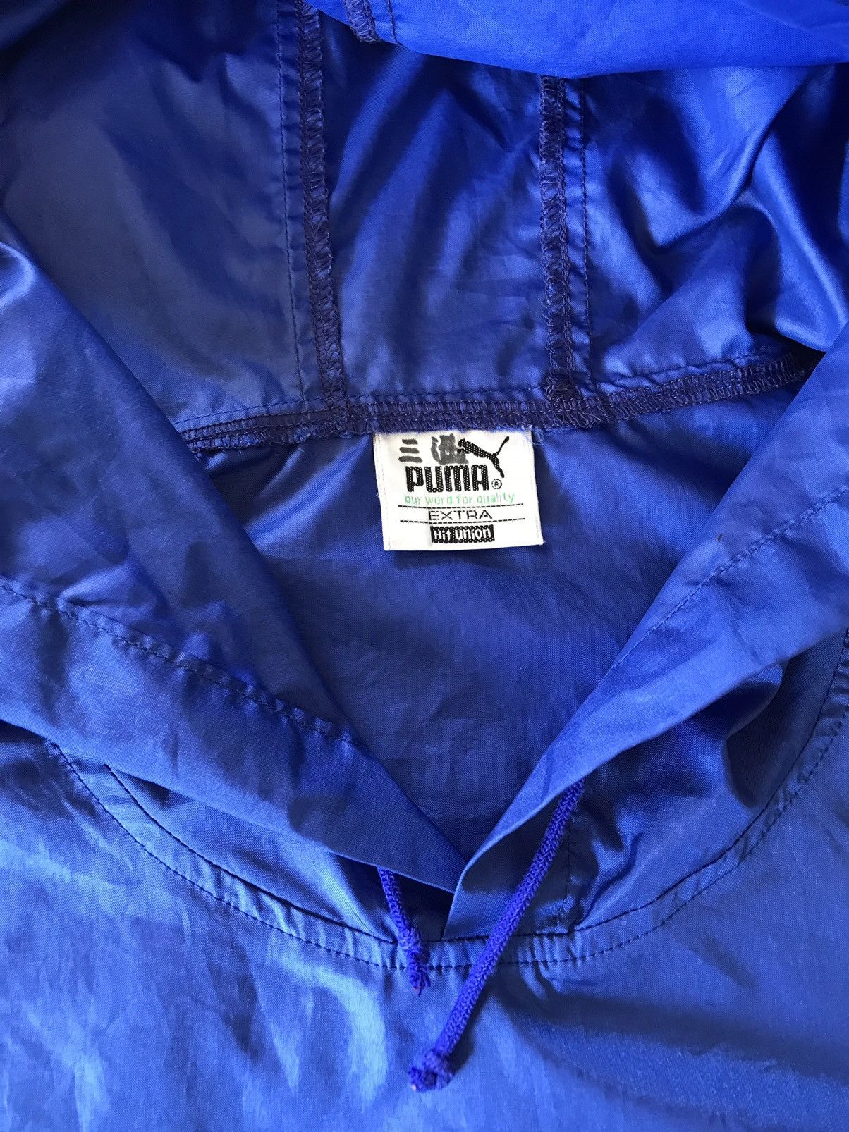 Puma × Vintage VINTAGE PUMA BLUE WINDBREAKER / RAINCOAT 💙 Size US XL / EU 56 / 4 - 15 Thumbnail