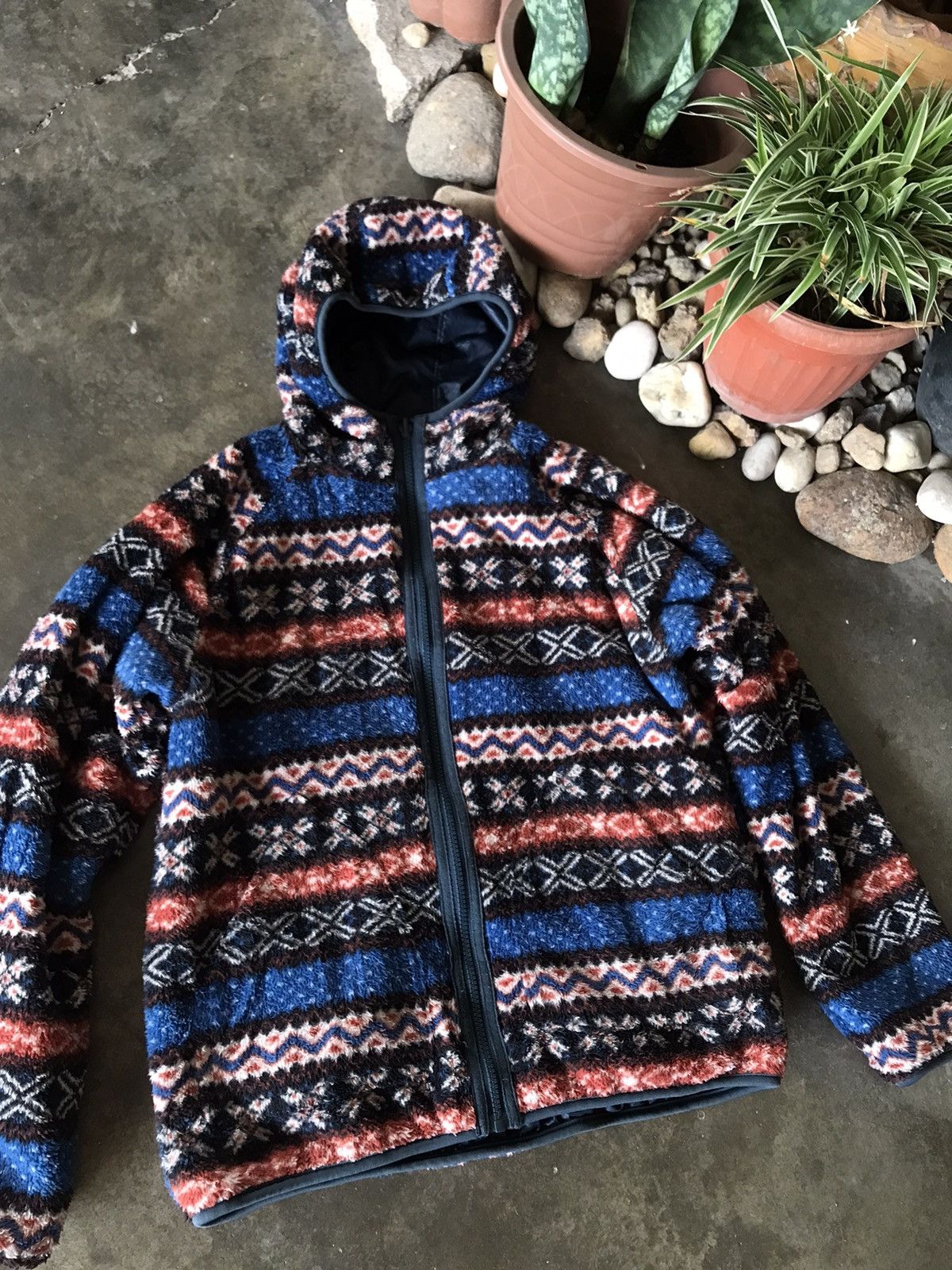 Japanese Brand Rare Vintage Fleece Sherpa Reversible Jacket Size US M / EU 48-50 / 2 - 4 Thumbnail