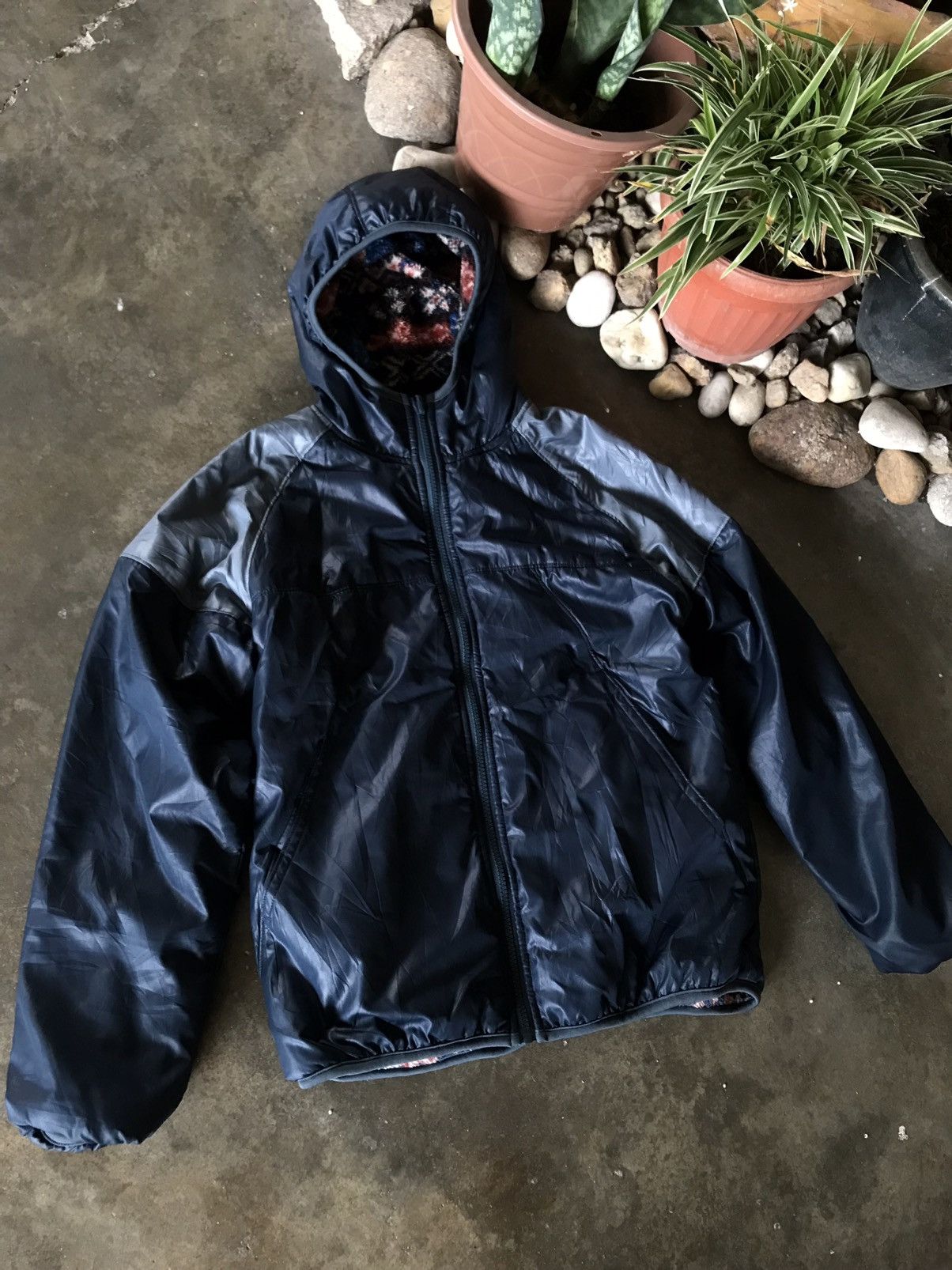 Japanese Brand Rare Vintage Fleece Sherpa Reversible Jacket Size US M / EU 48-50 / 2 - 9 Thumbnail