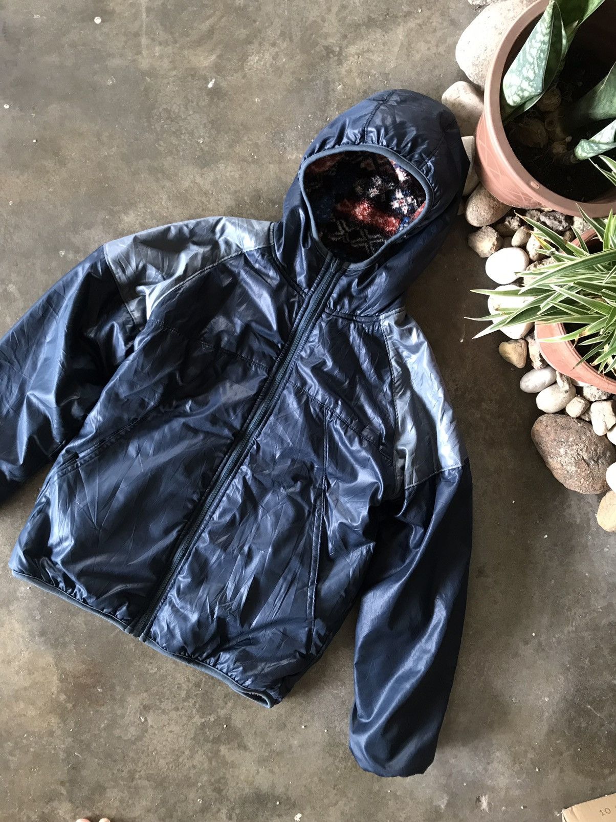 Japanese Brand Rare Vintage Fleece Sherpa Reversible Jacket Size US M / EU 48-50 / 2 - 8 Thumbnail