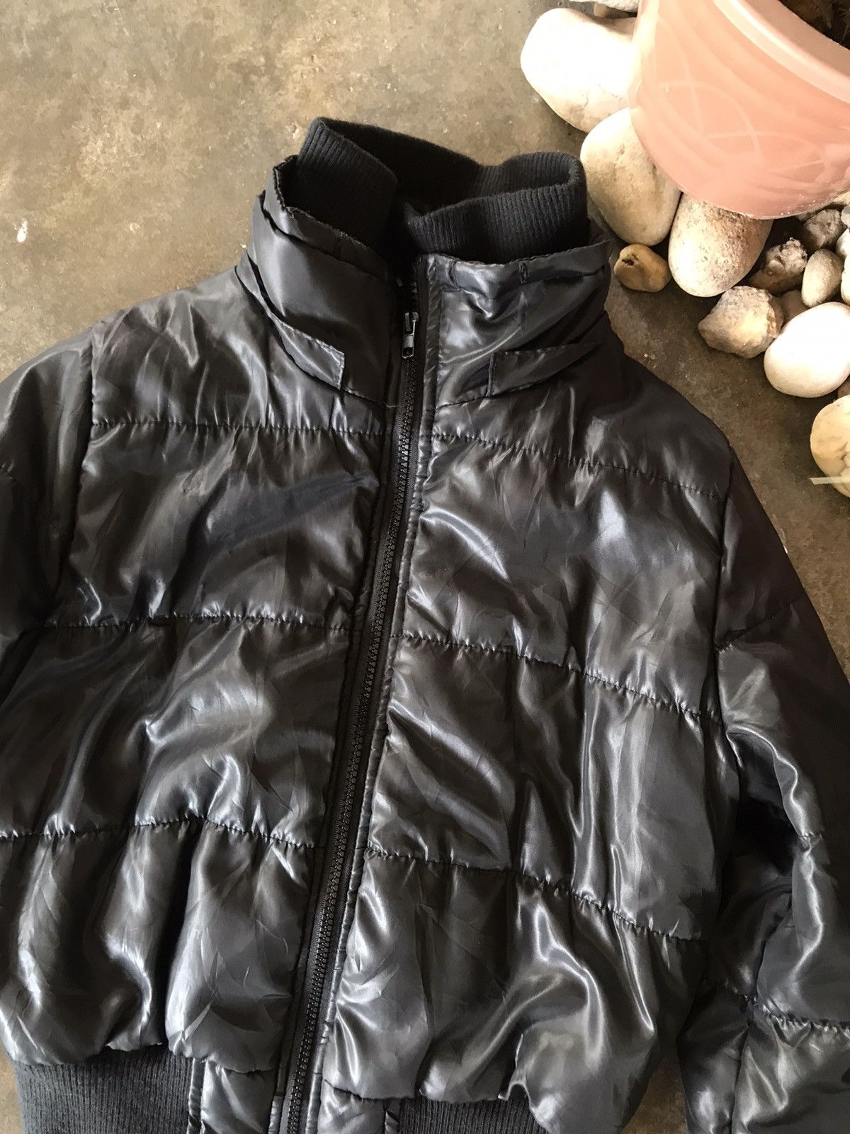 Japanese Brand RARE 🔥ULTIMATE BLACK DOUBLE BREAST BOMBER JACKET BUB STAG Size US S / EU 44-46 / 1 - 9 Thumbnail