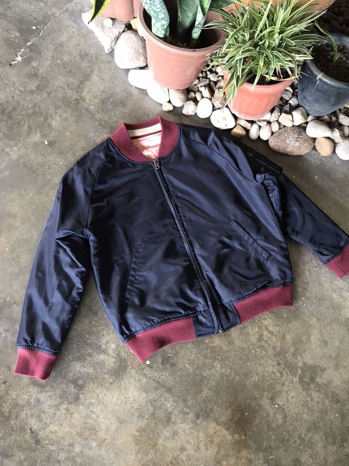 Japanese Brand 🔥Vintage Japanese Brand Reversible Bomber Jacket Size US M / EU 48-50 / 2 - 7 Thumbnail