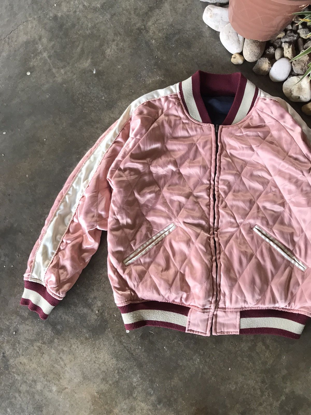Japanese Brand 🔥Vintage Japanese Brand Reversible Bomber Jacket Size US M / EU 48-50 / 2 - 3 Thumbnail