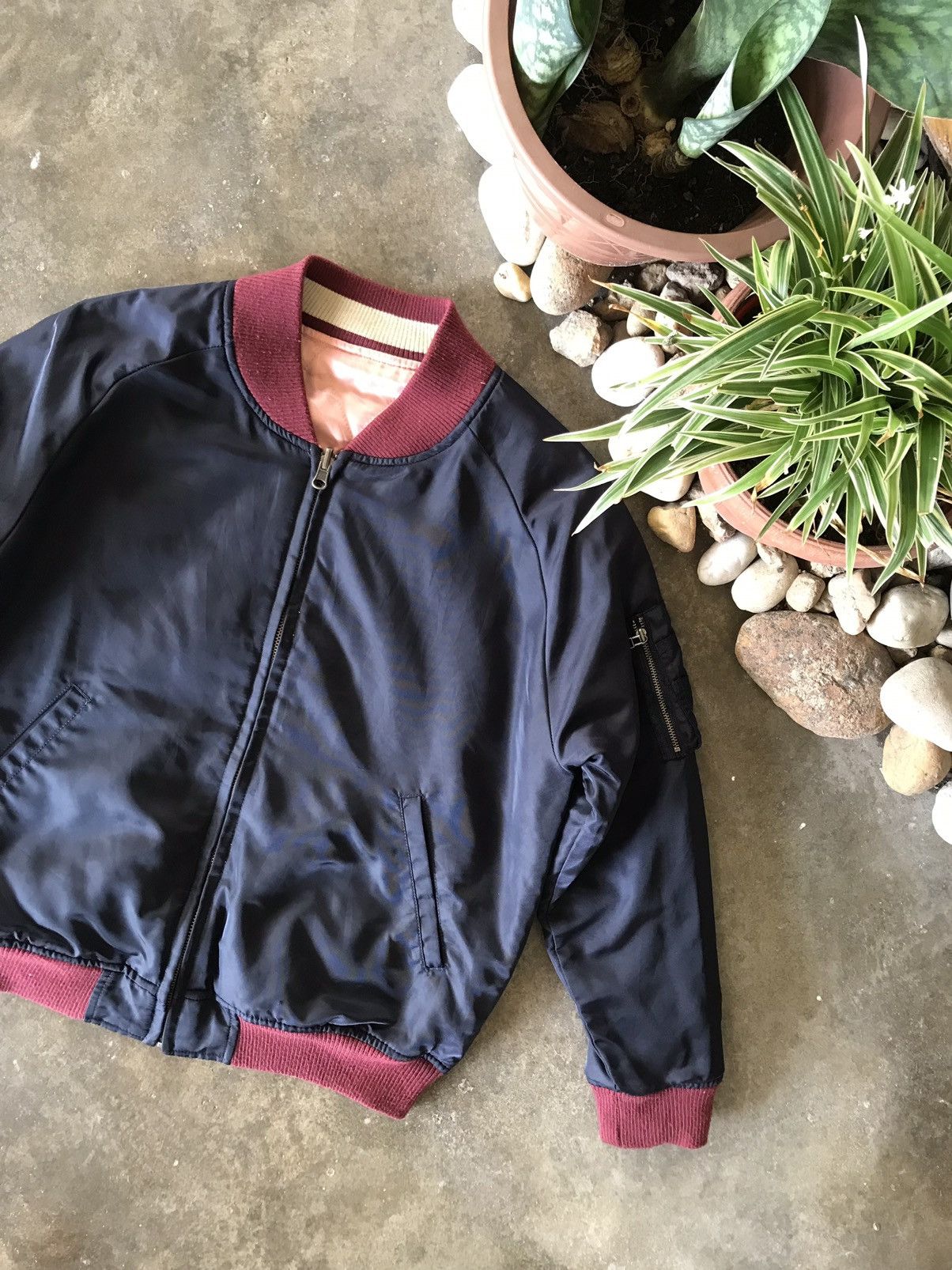 Japanese Brand 🔥Vintage Japanese Brand Reversible Bomber Jacket Size US M / EU 48-50 / 2 - 5 Thumbnail