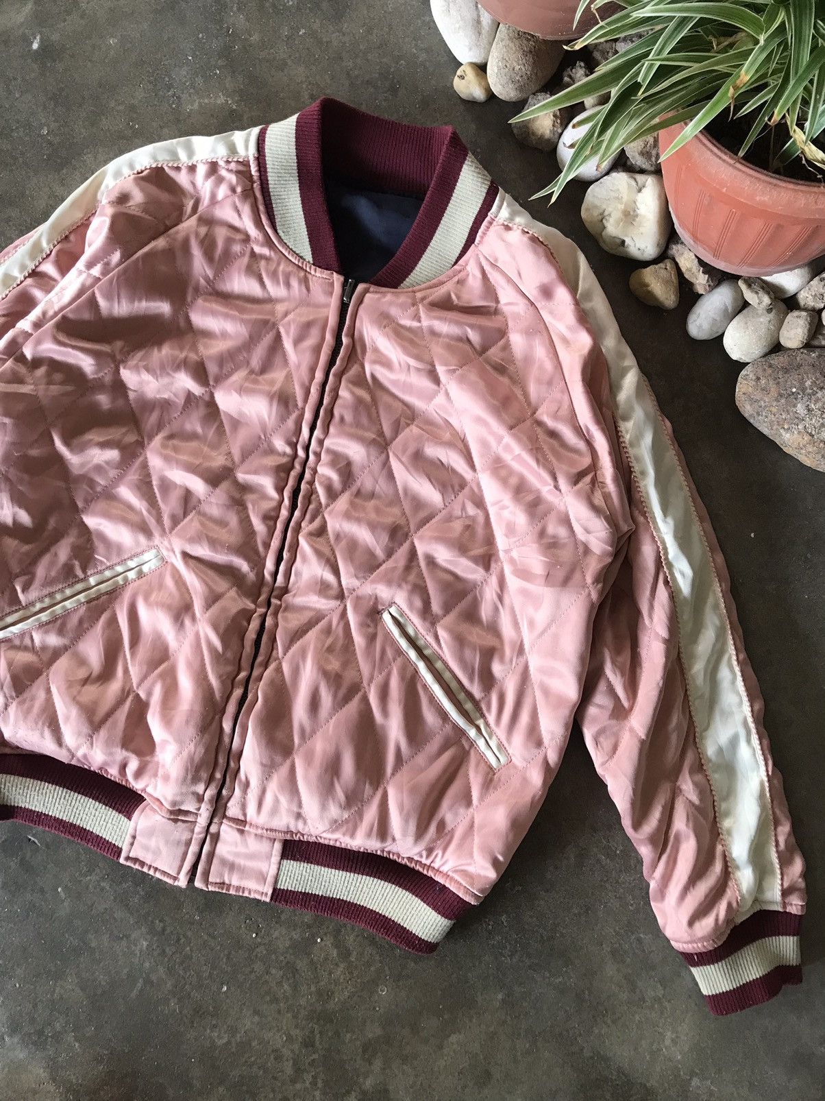 Japanese Brand 🔥Vintage Japanese Brand Reversible Bomber Jacket Size US M / EU 48-50 / 2 - 11 Thumbnail