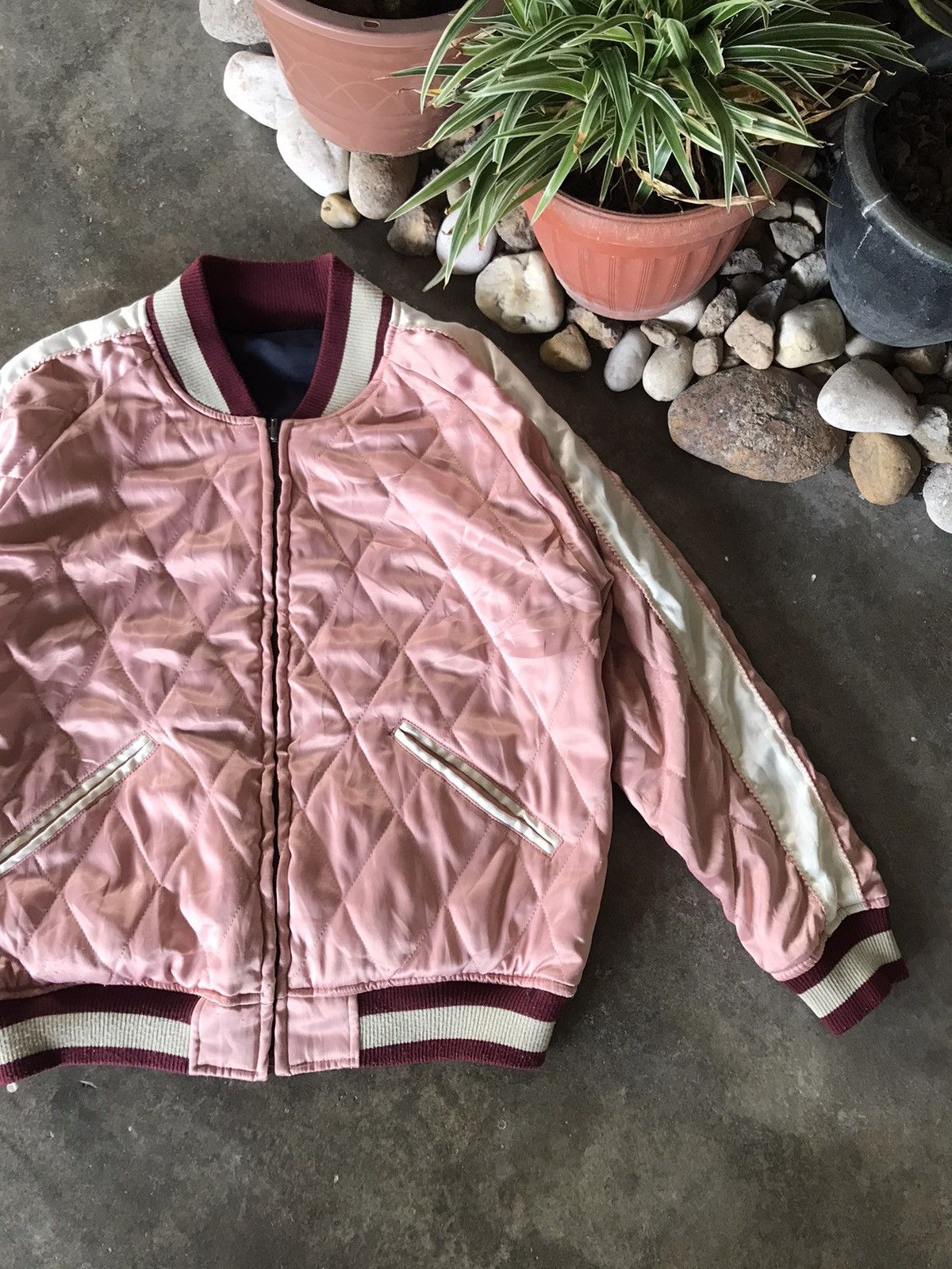 Japanese Brand 🔥Vintage Japanese Brand Reversible Bomber Jacket Size US M / EU 48-50 / 2 - 4 Thumbnail