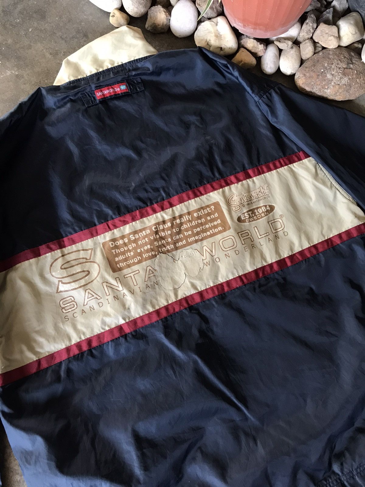 Captain Santors × Cartoon Network × Vintage Vintage Santa World 1984 Sweden Windbreaker Size US XL / EU 56 / 4 - 4 Thumbnail