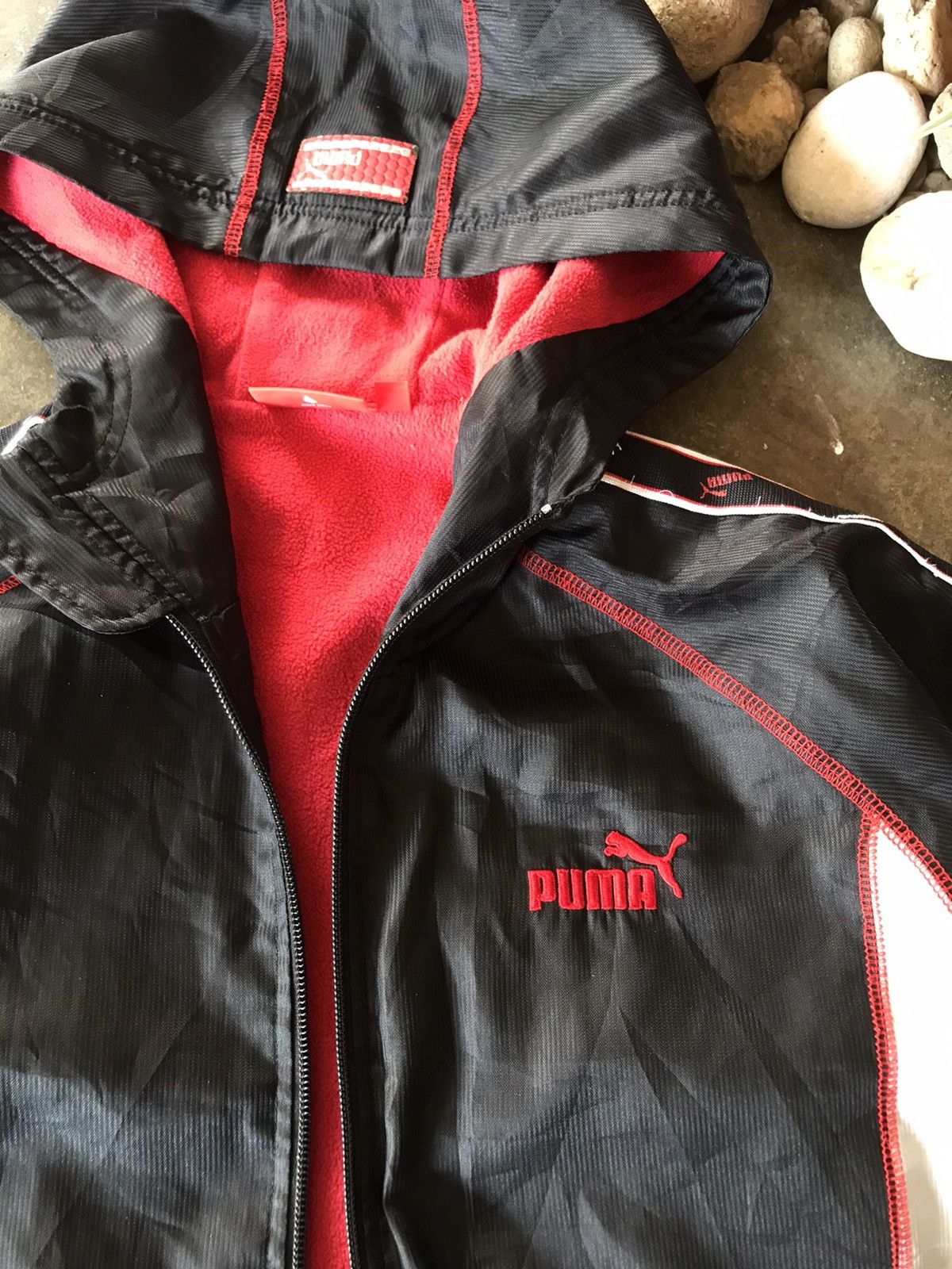 Puma × Vintage Vintage Puma Windbreaker Side Tape Jacket Size US S / EU 44-46 / 1 - 9 Thumbnail