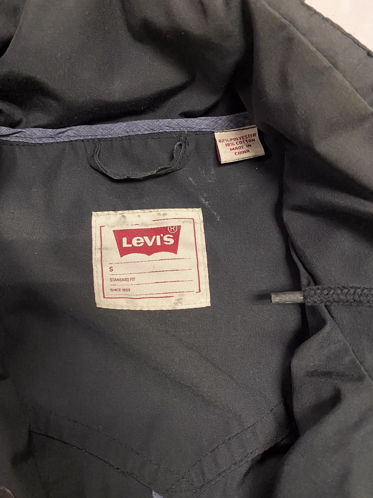 Levi's × Levi's Vintage Clothing × Vintage VINTAGE ‼️ Levi’s Parka Outerwear Dark Grey Size US S / EU 44-46 / 1 - 10 Thumbnail