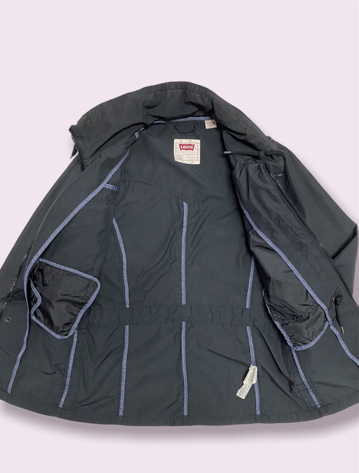 Levi's × Levi's Vintage Clothing × Vintage VINTAGE ‼️ Levi’s Parka Outerwear Dark Grey Size US S / EU 44-46 / 1 - 5 Thumbnail