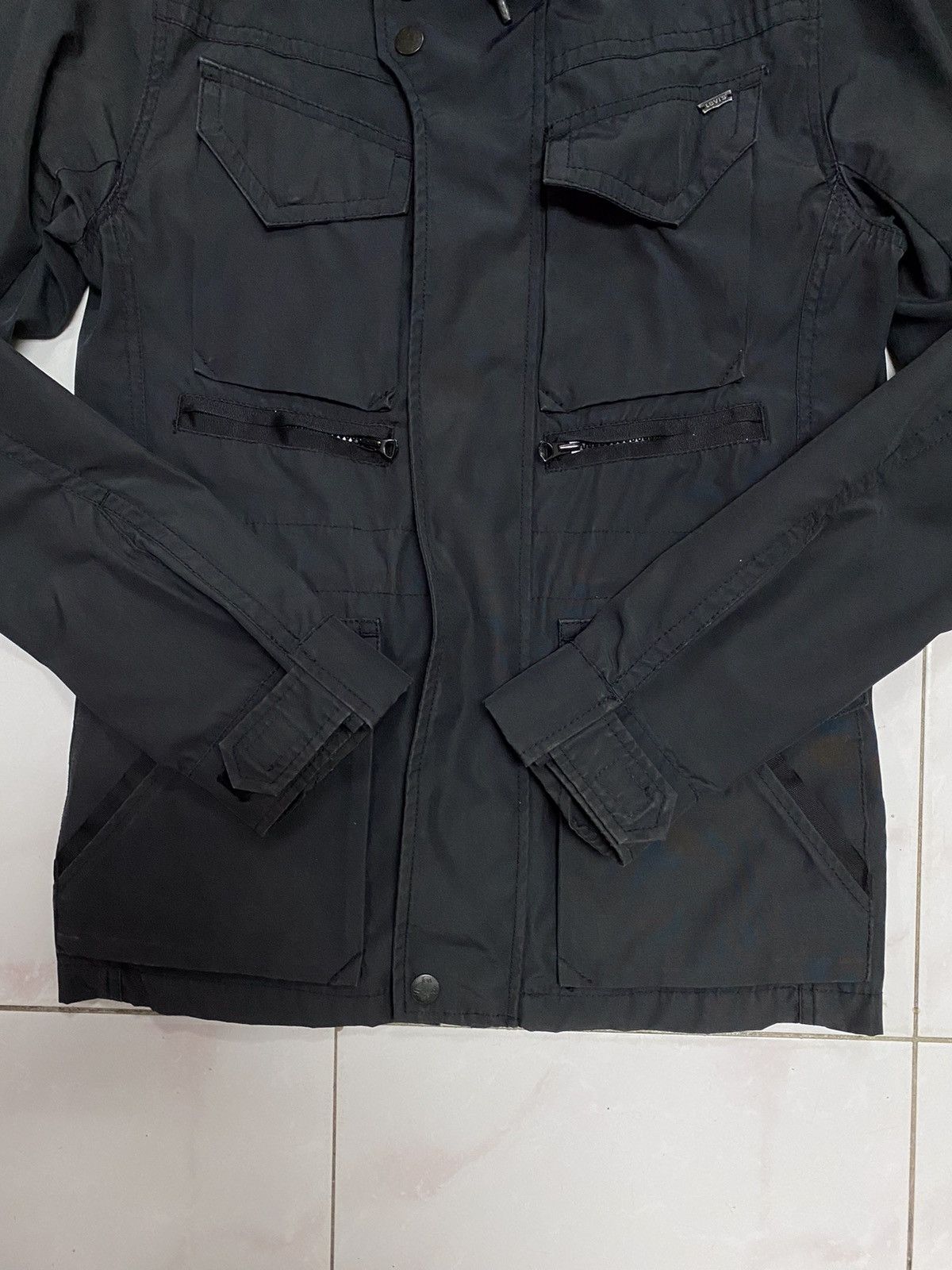 Levi's × Levi's Vintage Clothing × Vintage VINTAGE ‼️ Levi’s Parka Outerwear Dark Grey Size US S / EU 44-46 / 1 - 6 Thumbnail
