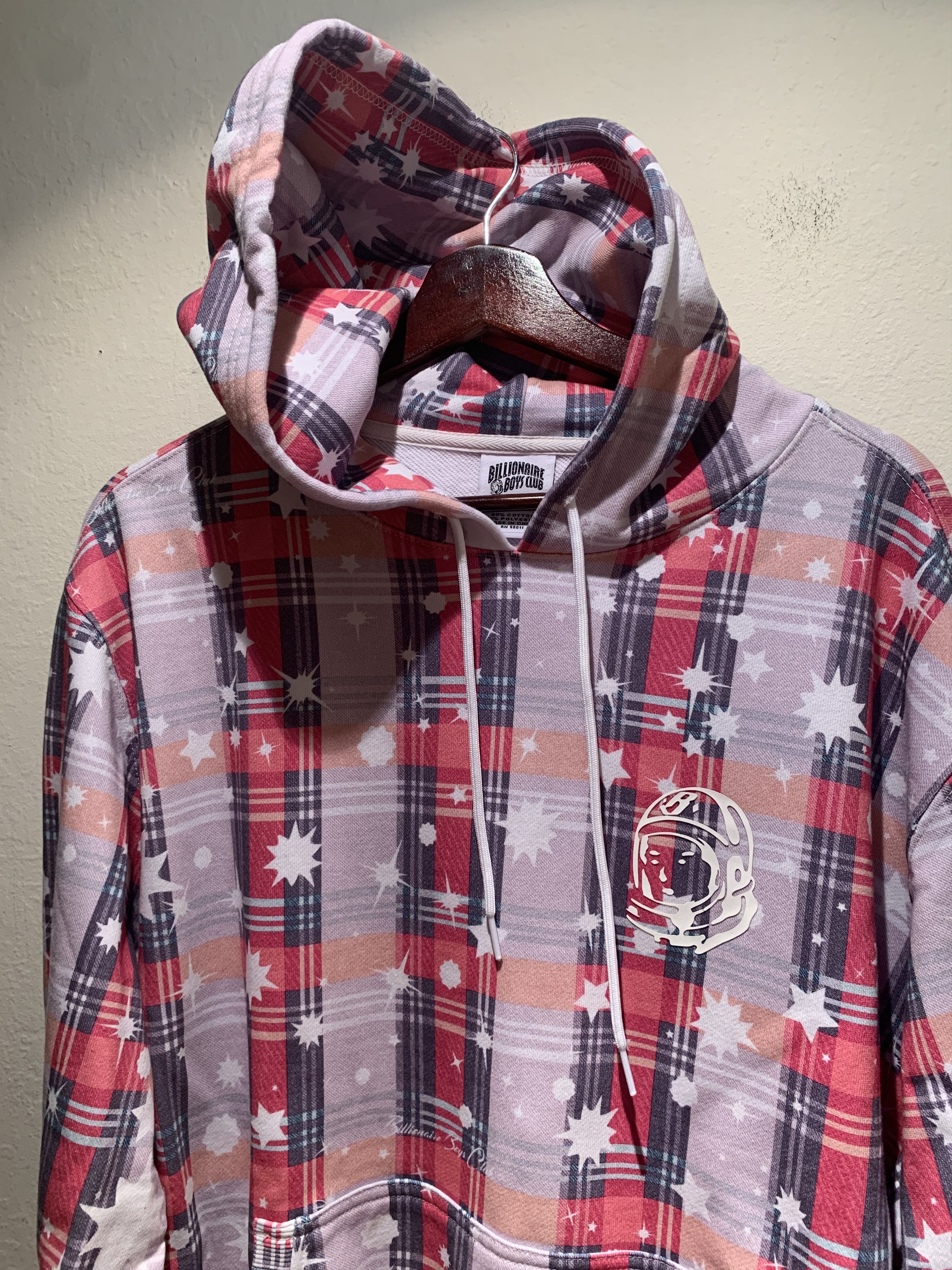 Billionaire Boys Club × Icecream × Pharrell *RARE* New Billionaire Boys Club BBC Space Plaid Hoodie - L Size US L / EU 52-54 / 3 - 2 Thumbnail