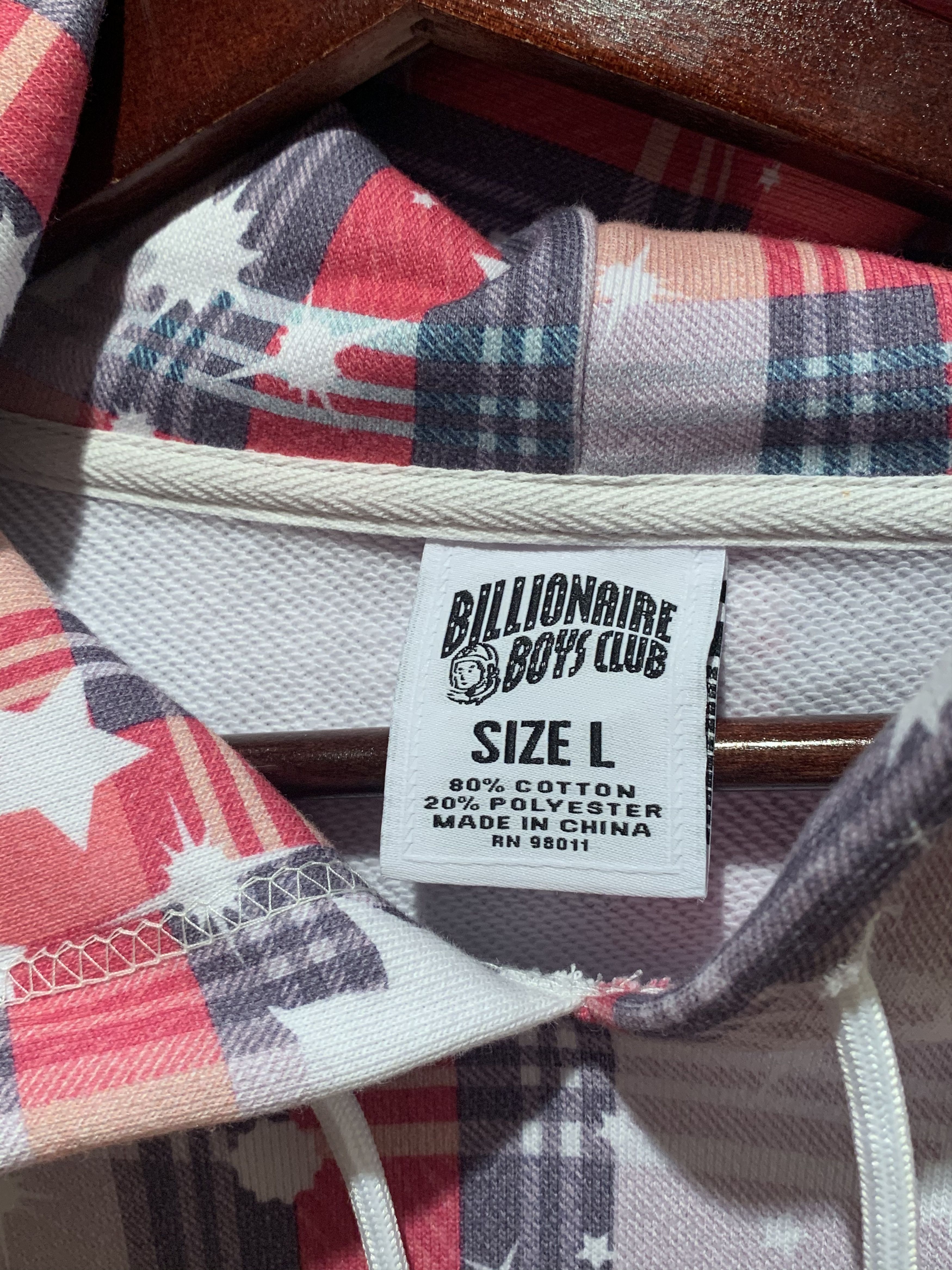 Billionaire Boys Club × Icecream × Pharrell *RARE* New Billionaire Boys Club BBC Space Plaid Hoodie - L Size US L / EU 52-54 / 3 - 6 Thumbnail