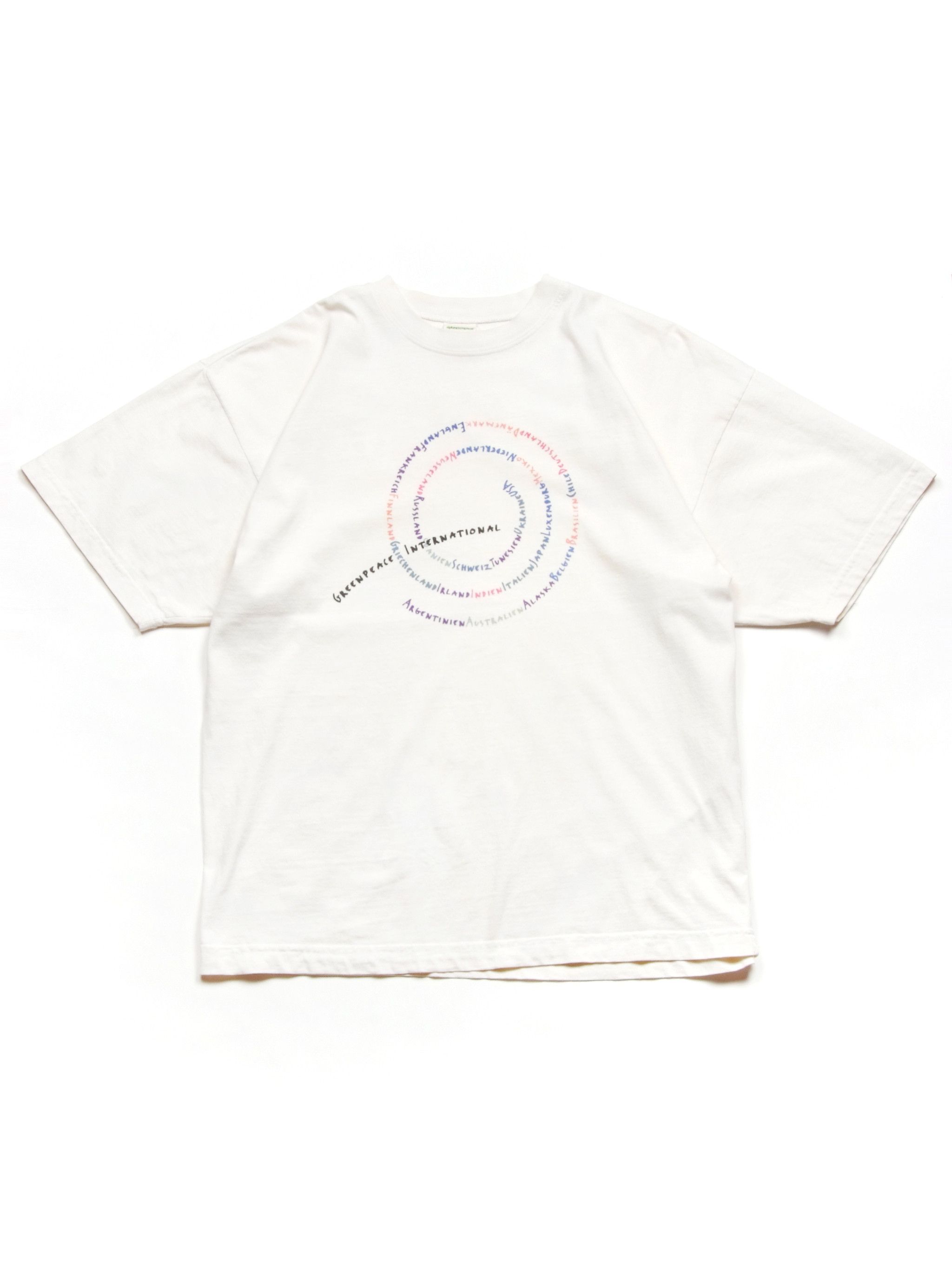 Vintage RaRe Vintage 90's Greenpeace International Spell Out Tee Size US XL / EU 56 / 4 - 1 Thumbnail