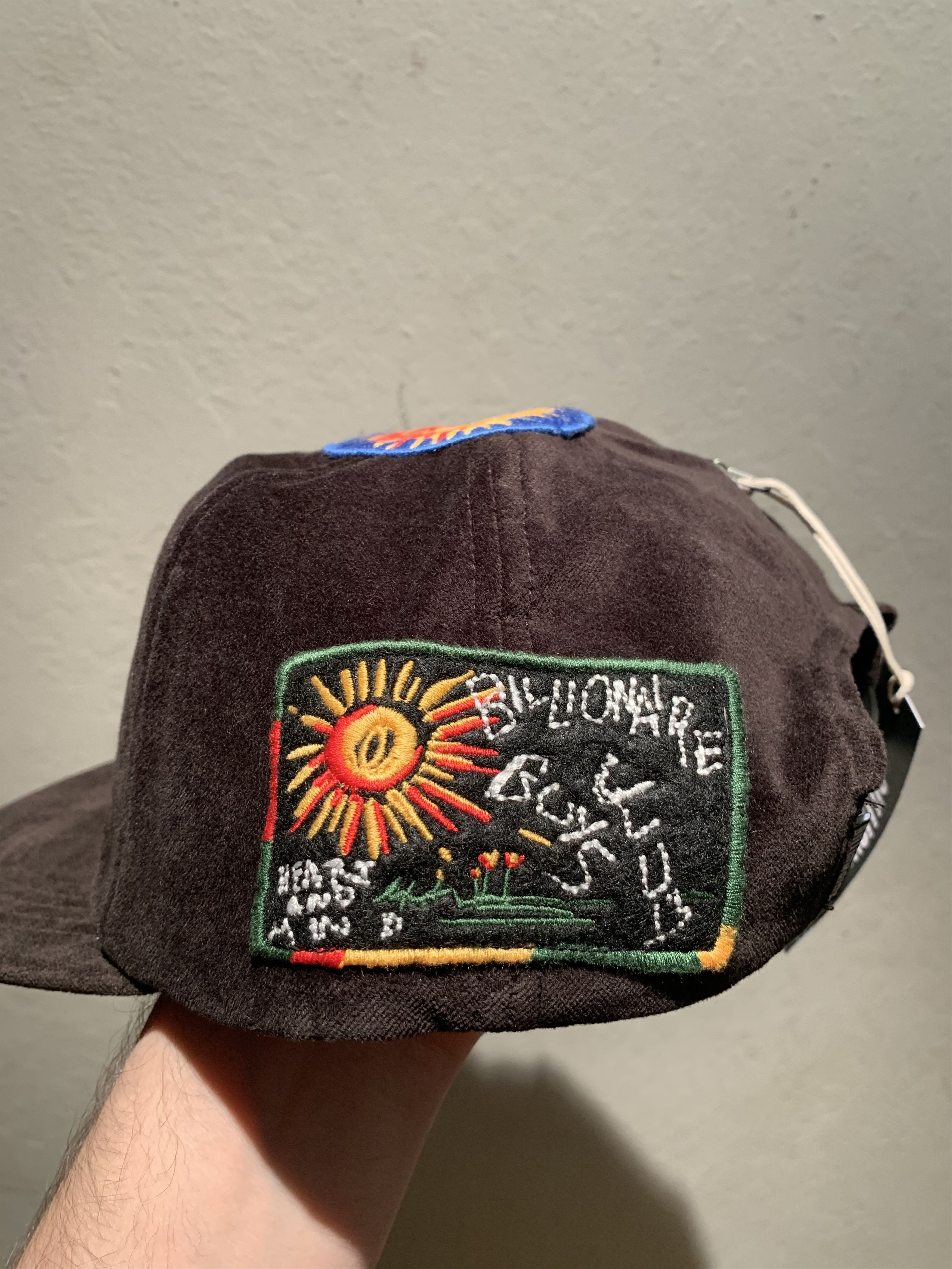 Billionaire Boys Club × Icecream × Pharrell *RARE* New Billionaire Boys Club BBC All-Over Patchwork Hat Size ONE SIZE - 4 Thumbnail