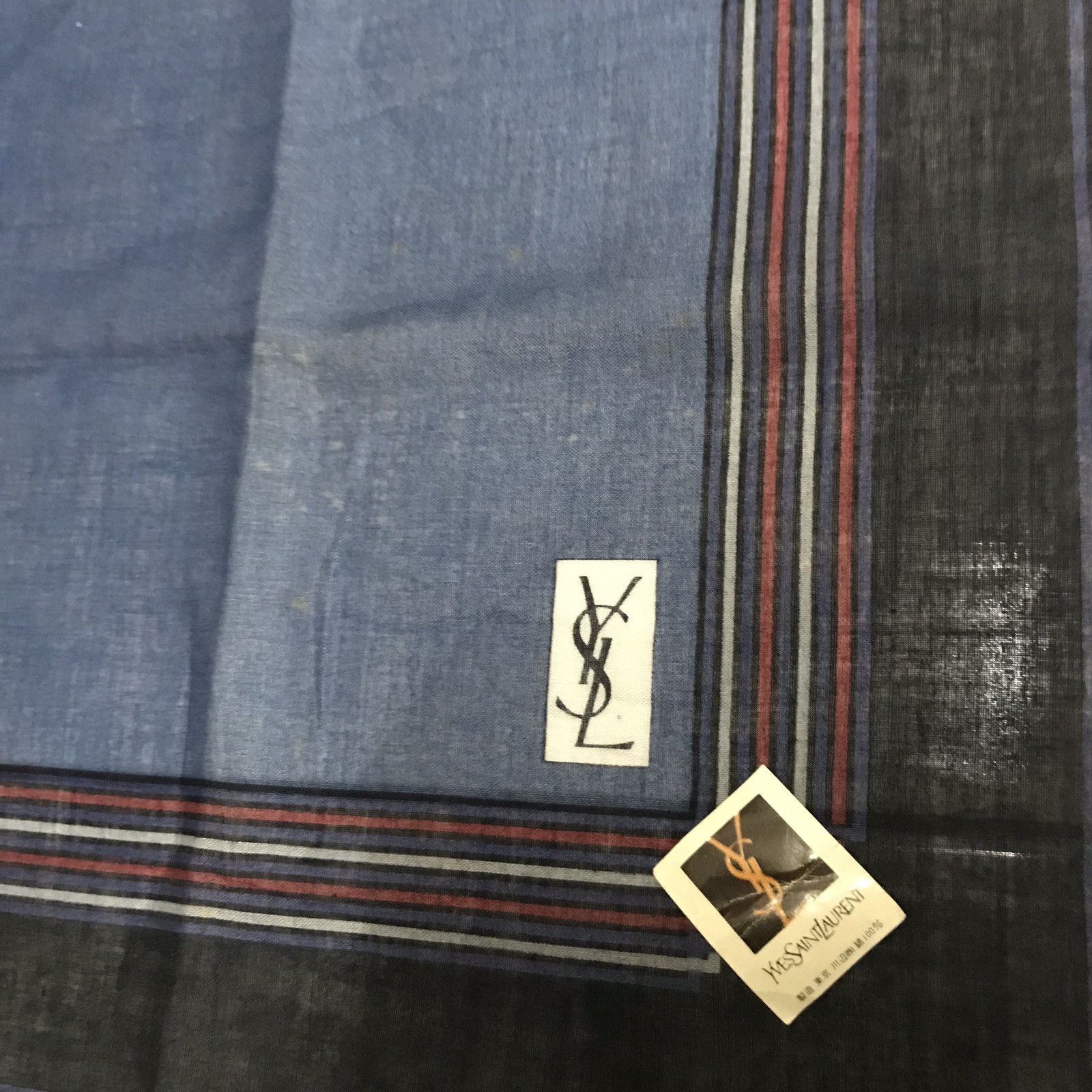 Yves Saint Laurent VINTAGE YVES SAINT LAURENT HANDKERCHIEF Size ONE SIZE - 2 Thumbnail
