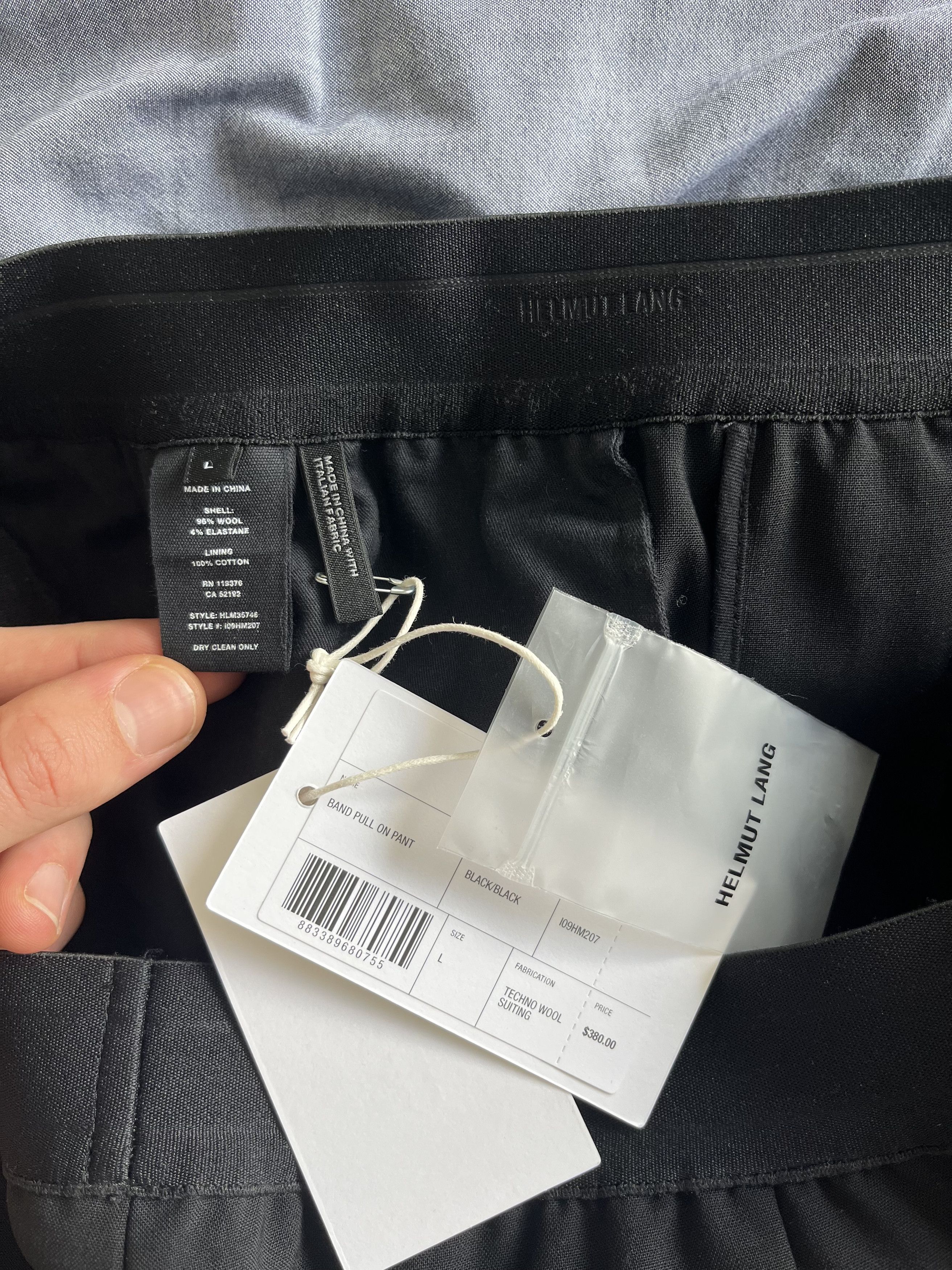 Helmut Lang Helmut Lang 'band pull on pant' ss19 Size US 32 / EU 48 - 7 Thumbnail