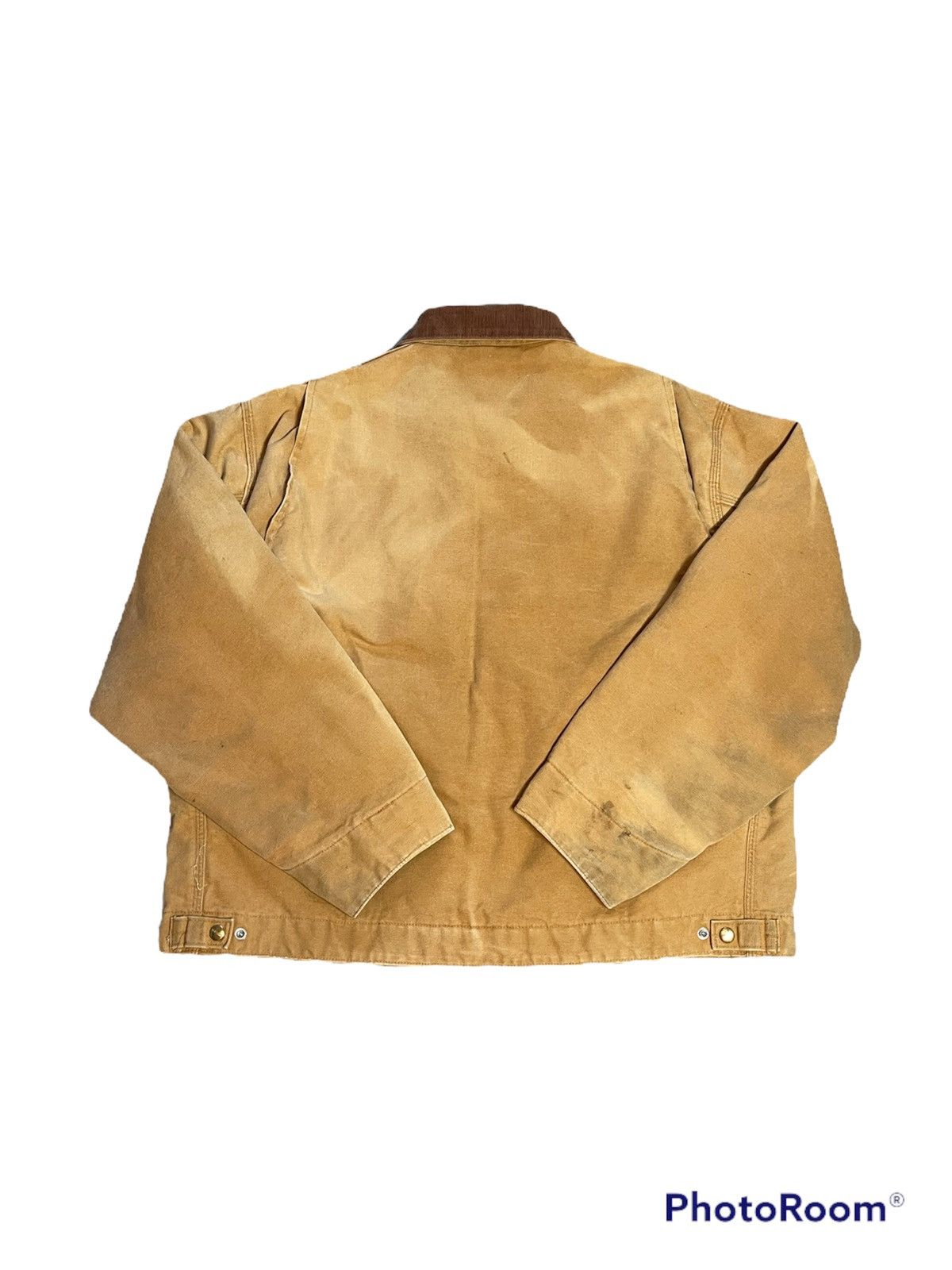 Carhartt × Carhartt Wip × Vintage Vintage 90s Carhartt Detroit Red-Quilt-Lined Workwear Jacket Size US L / EU 52-54 / 3 - 2 Thumbnail