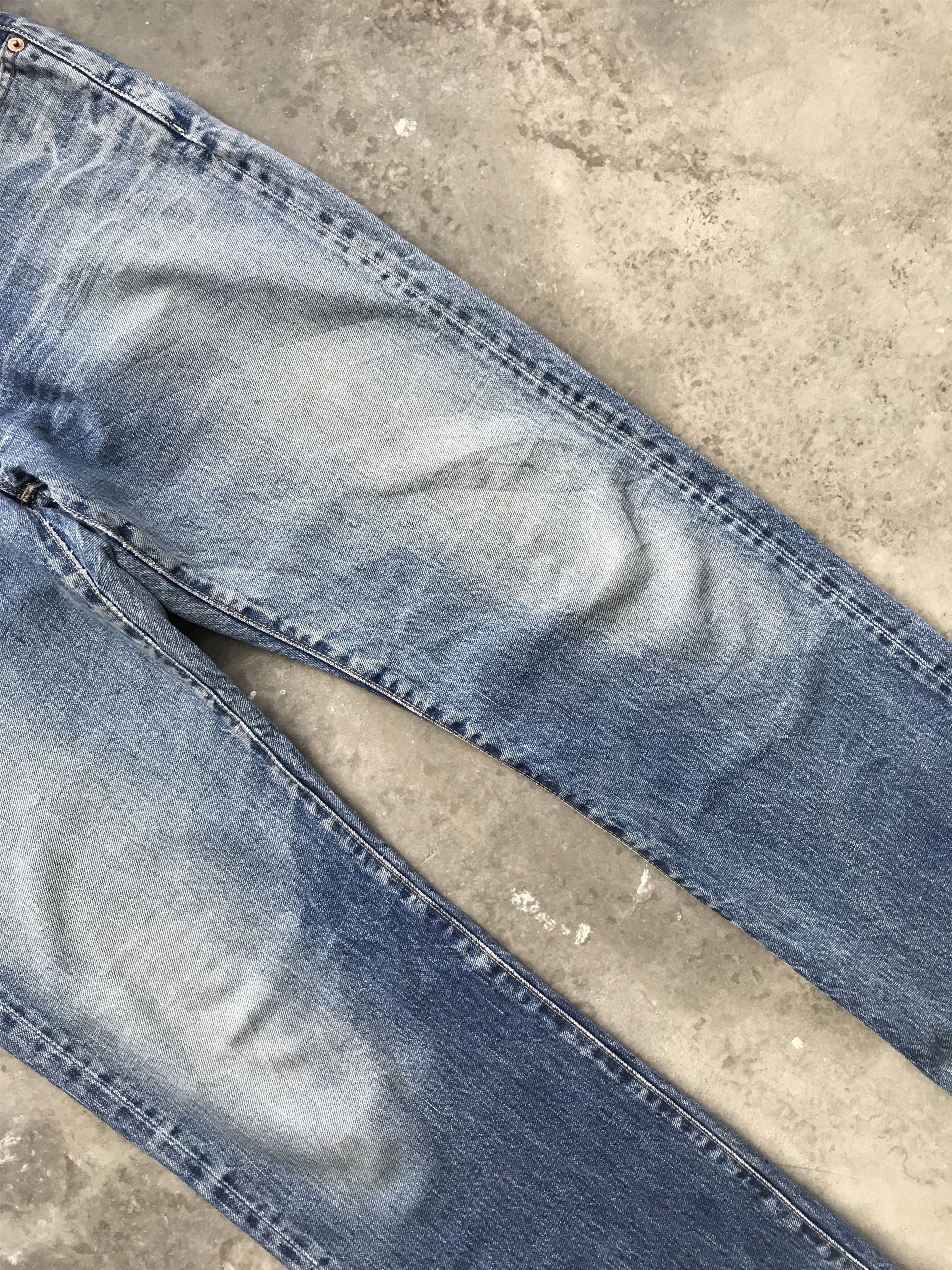 Blue Blue Japan × HOLLYWOOD RANCH MARKET × Japanese Brand BLUE BLUE Faded Selvedge Denim Size US 32 / EU 48 - 5 Thumbnail