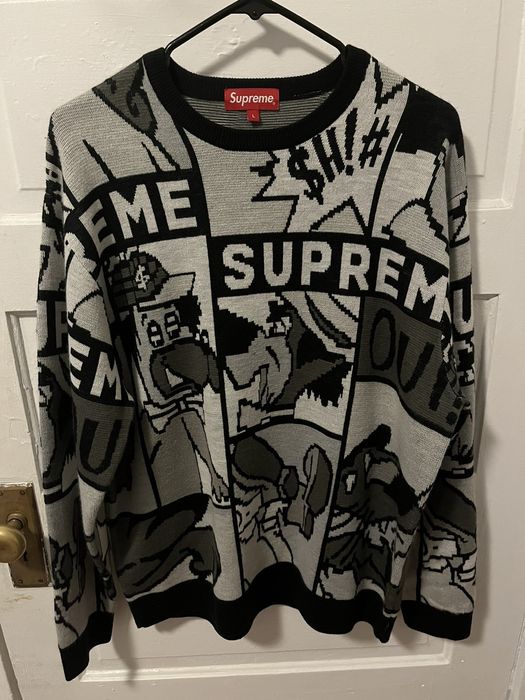 Supreme Supreme Cartoon Sweater | Grailed