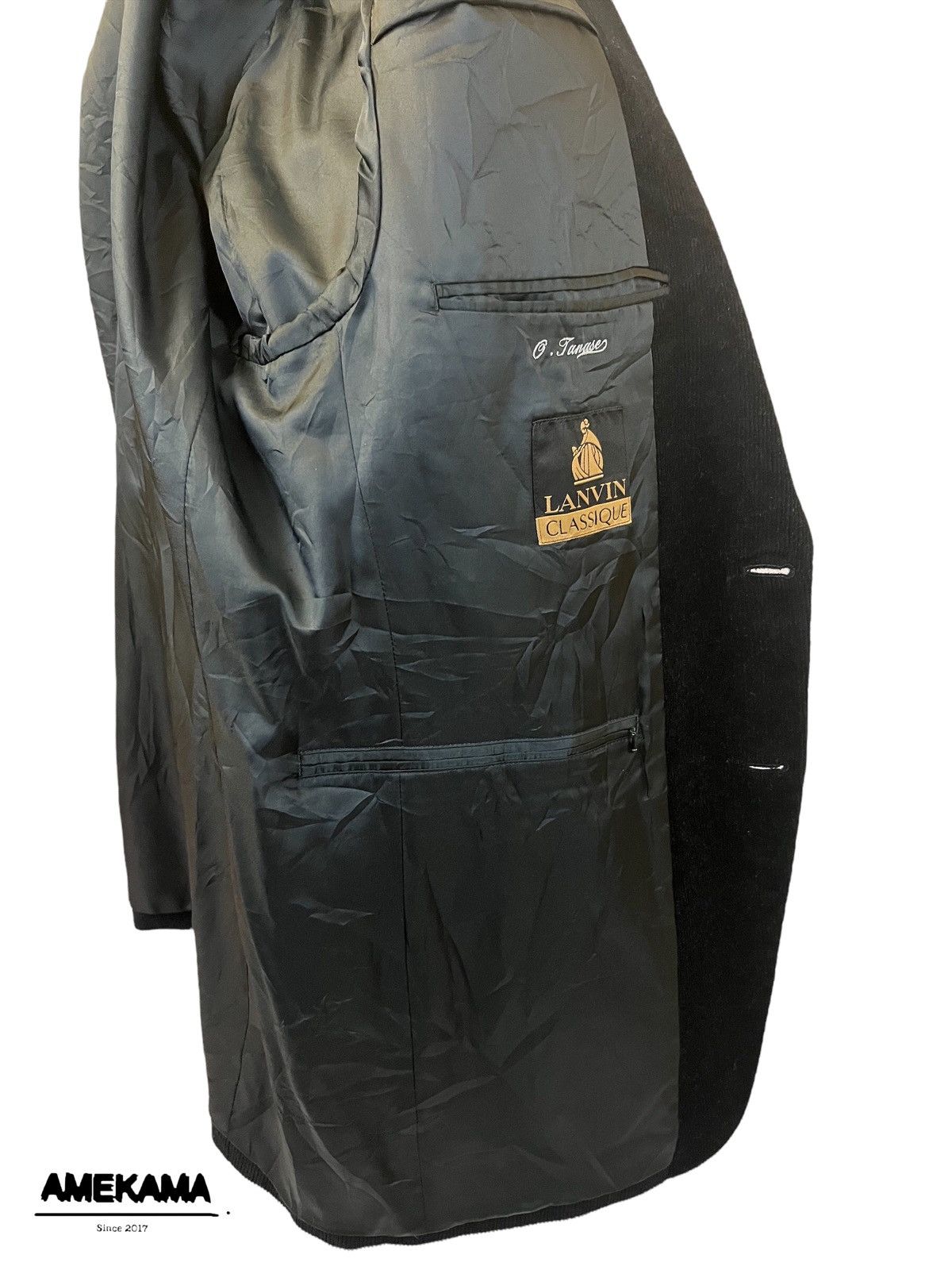 Lanvin LANVIN BLACK VELVET BLAZER Size US L / EU 52-54 / 3 - 6 Thumbnail