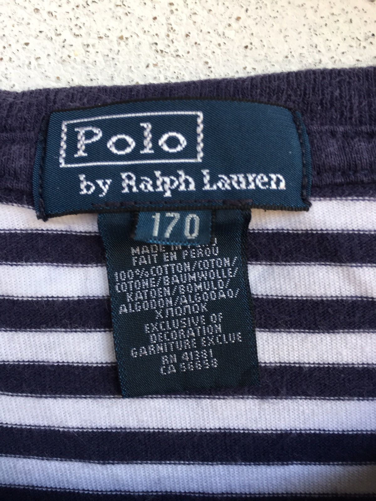 Polo Ralph Lauren Polo By Ralph Lauren Stipe T Shirt Size US L / EU 52-54 / 3 - 5 Thumbnail