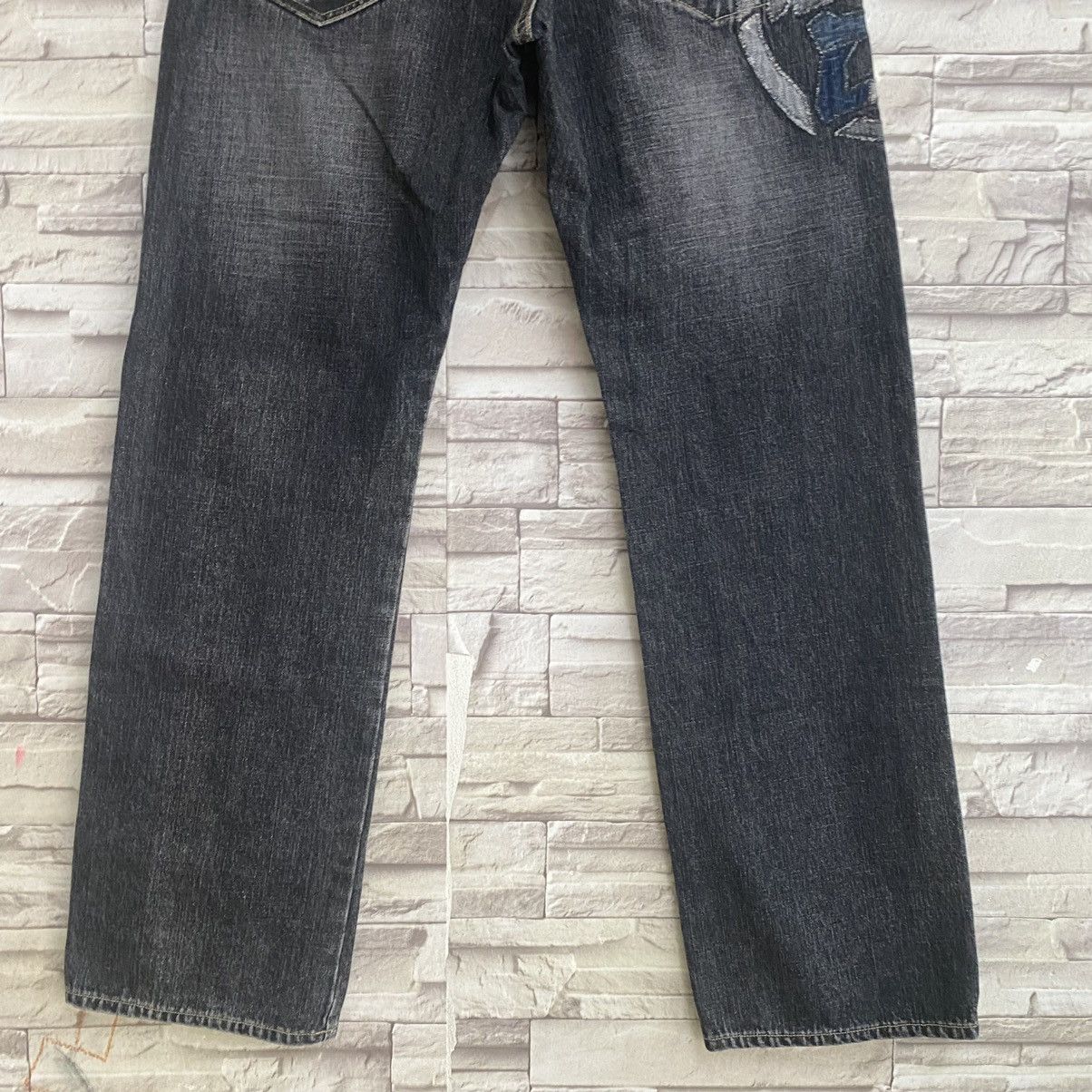 Japanese Brand Japanese Brand ETIENNE OZEKI Denim Jeans Big Logo Size US 30 / EU 46 - 13 Thumbnail