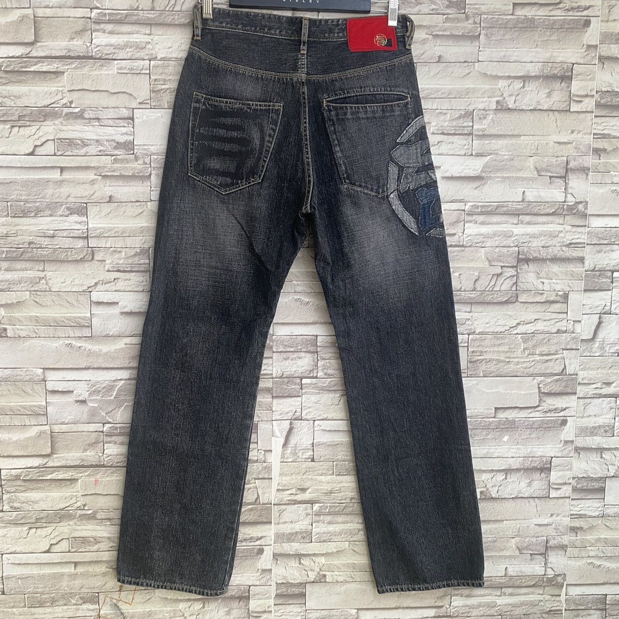 Japanese Brand Japanese Brand ETIENNE OZEKI Denim Jeans Big Logo Size US 30 / EU 46 - 11 Thumbnail