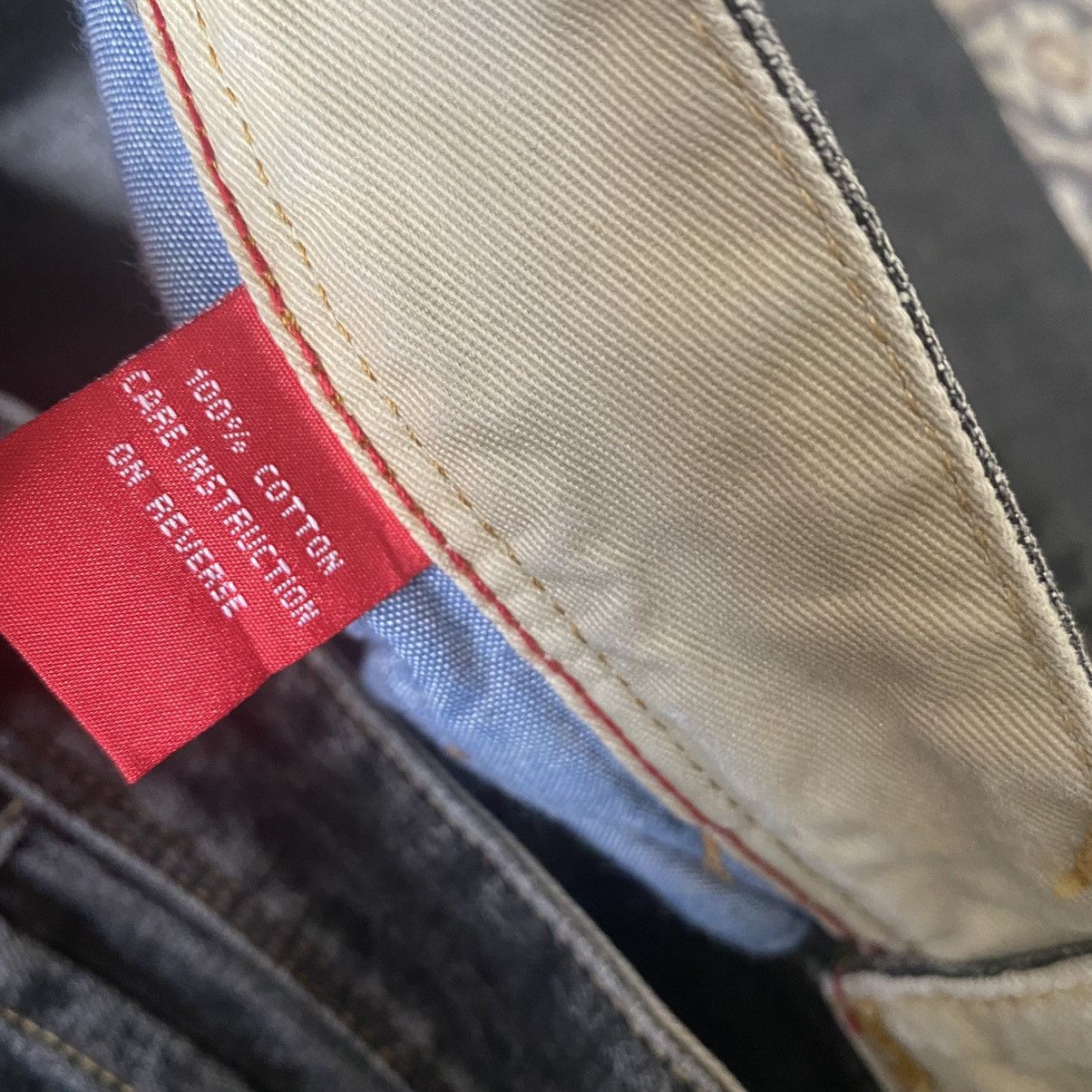 Japanese Brand Japanese Brand ETIENNE OZEKI Denim Jeans Big Logo Size US 30 / EU 46 - 18 Thumbnail