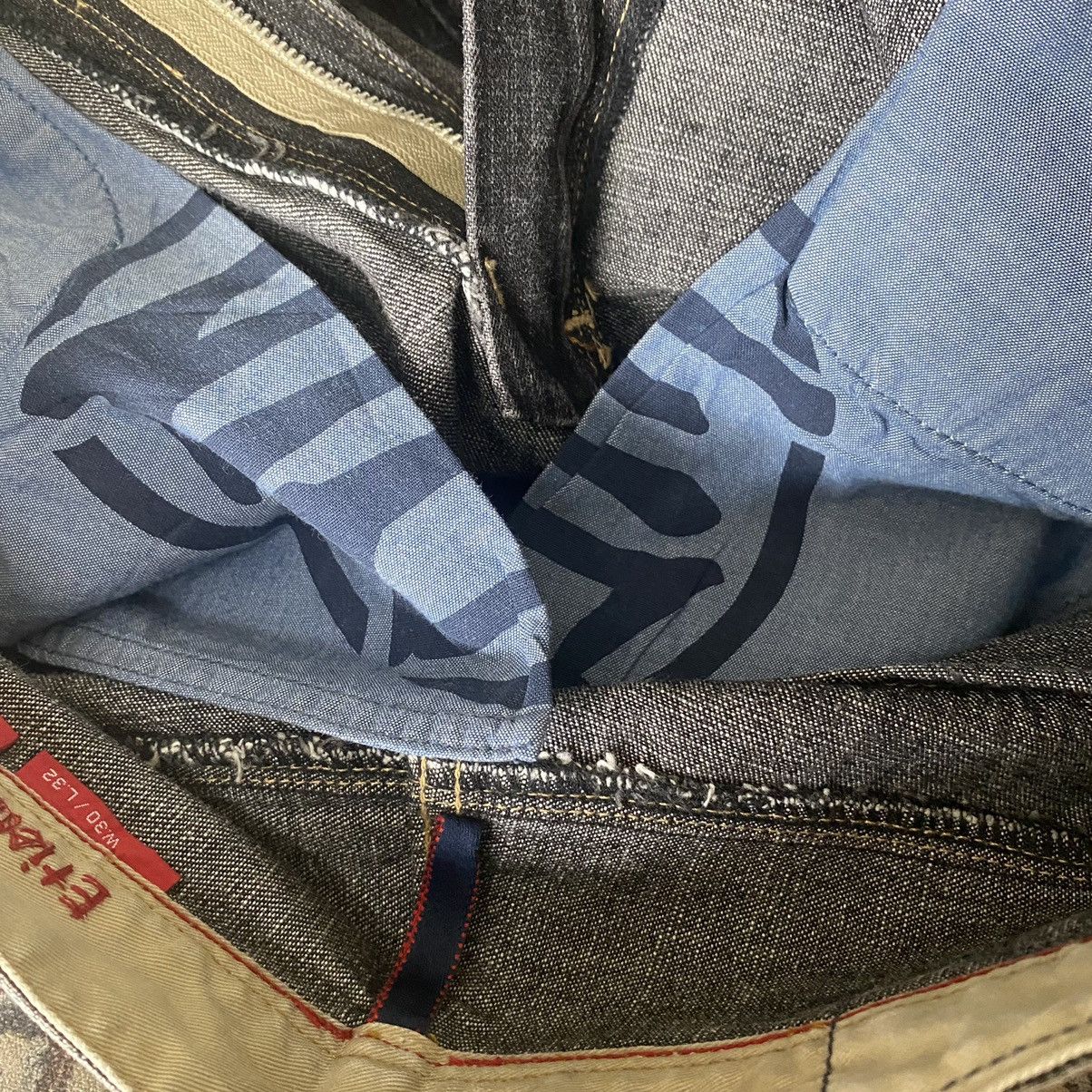 Japanese Brand Japanese Brand ETIENNE OZEKI Denim Jeans Big Logo Size US 30 / EU 46 - 21 Thumbnail
