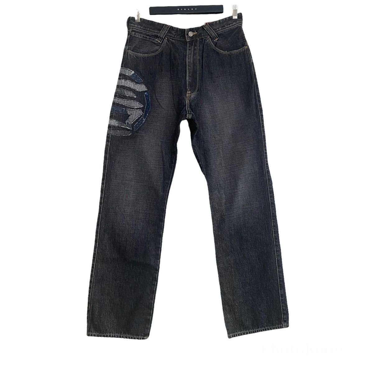 Japanese Brand Japanese Brand ETIENNE OZEKI Denim Jeans Big Logo Size US 30 / EU 46 - 1 Thumbnail