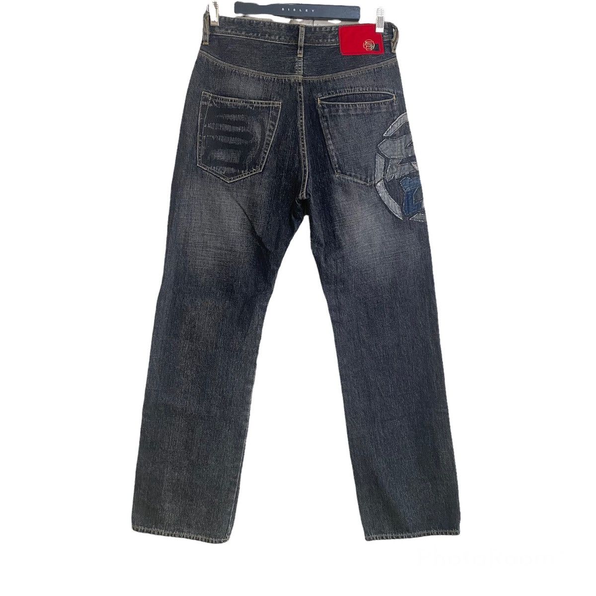 Japanese Brand Japanese Brand ETIENNE OZEKI Denim Jeans Big Logo Size US 30 / EU 46 - 2 Thumbnail