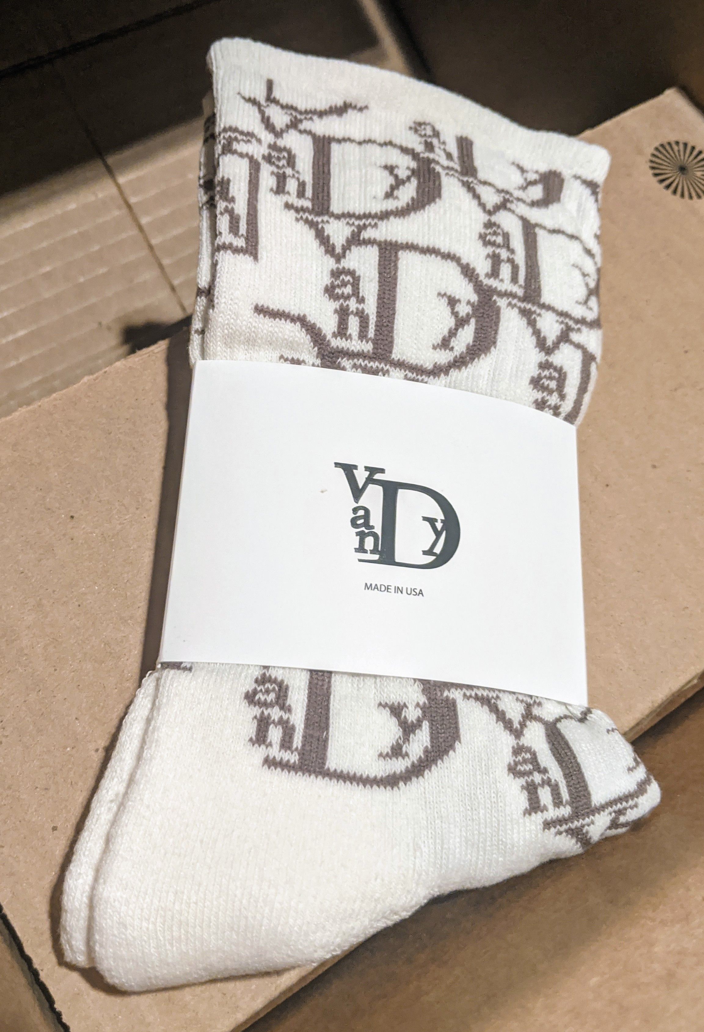 Vandy The Pink Vandy the Pink vior summer socks White Coffee Size ONE SIZE - 1 Thumbnail