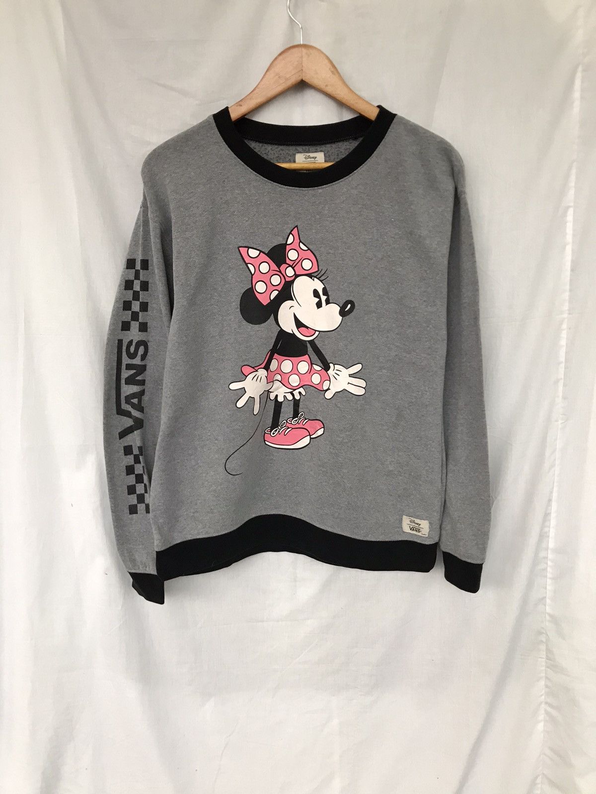 Disney × Vans Vans Disney Minnie Mouse Checked Sweatshirt Size S / US 4 / IT 40 - 2 Thumbnail