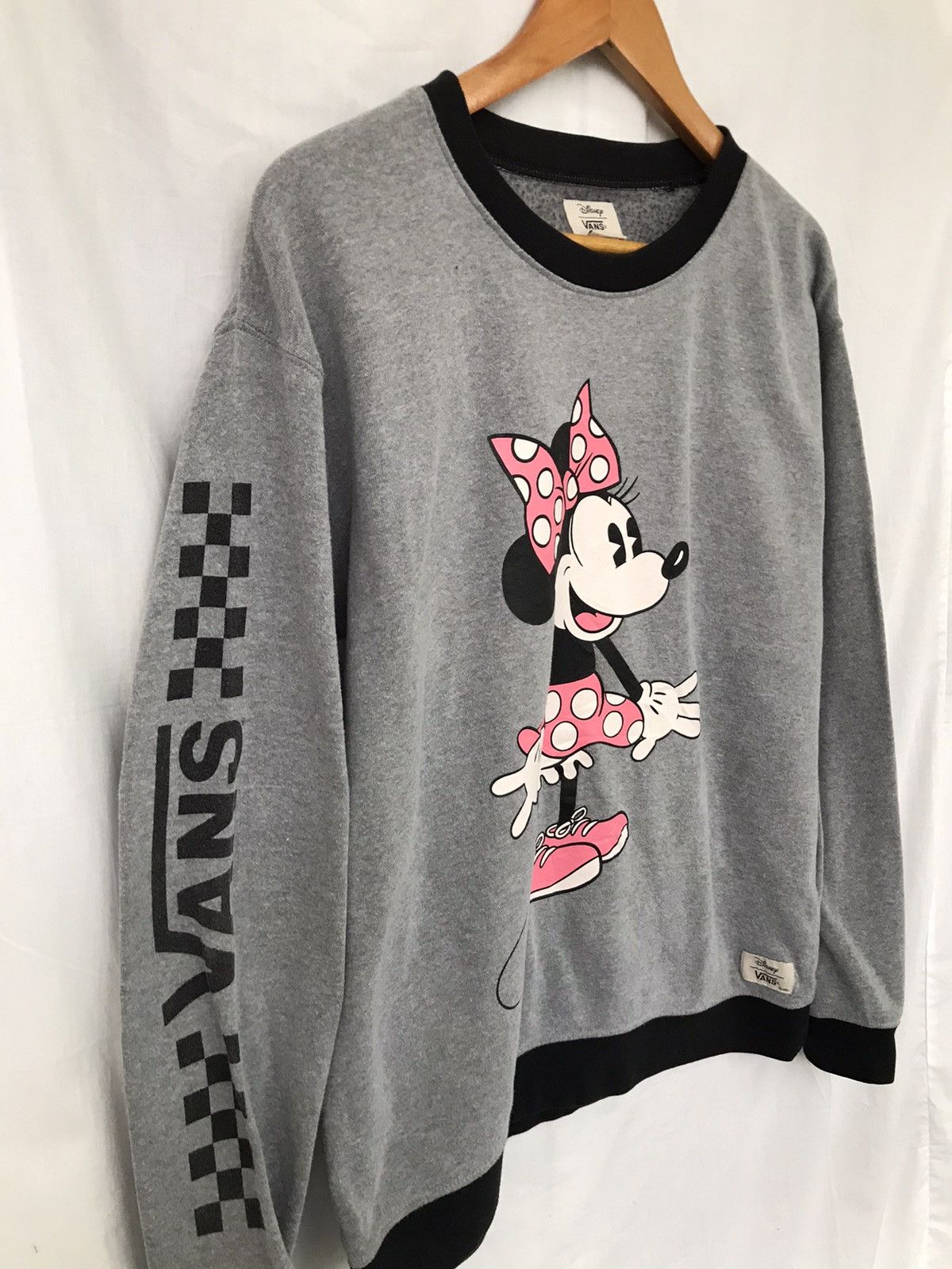 Disney × Vans Vans Disney Minnie Mouse Checked Sweatshirt Size S / US 4 / IT 40 - 7 Thumbnail
