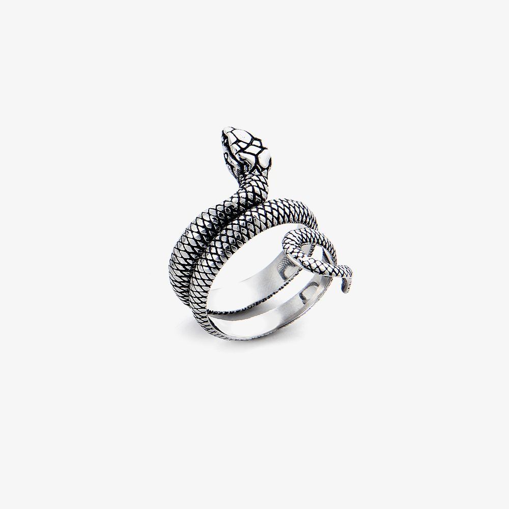 Jewelry × Vintage Gothic Wrapped Snake Ring Size ONE SIZE - 1 Preview