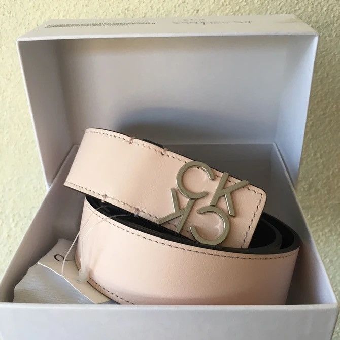 Calvin Klein leather pink belt Size ONE SIZE - 1 Thumbnail