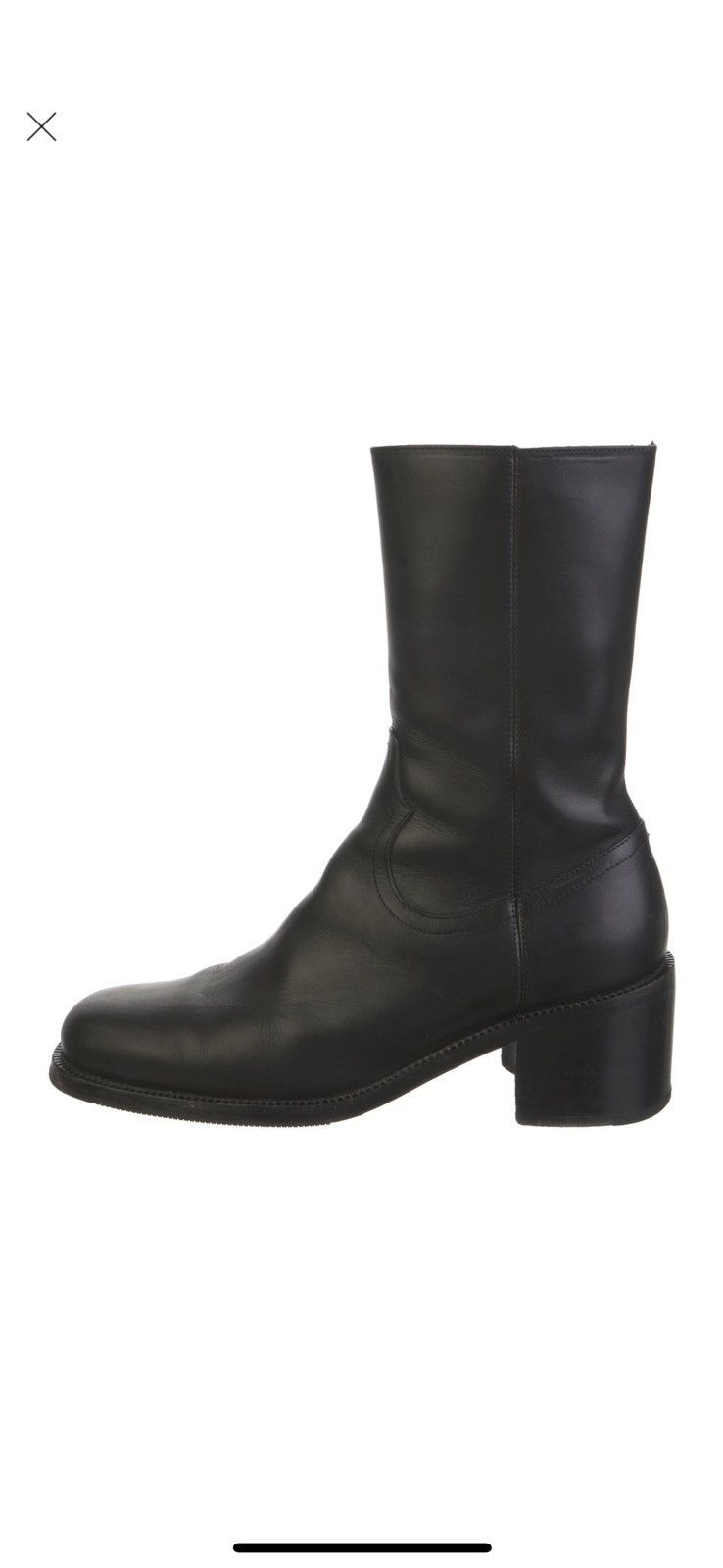 Dries Van Noten Leather High Boots Size US 8 / EU 41 - 1 Thumbnail